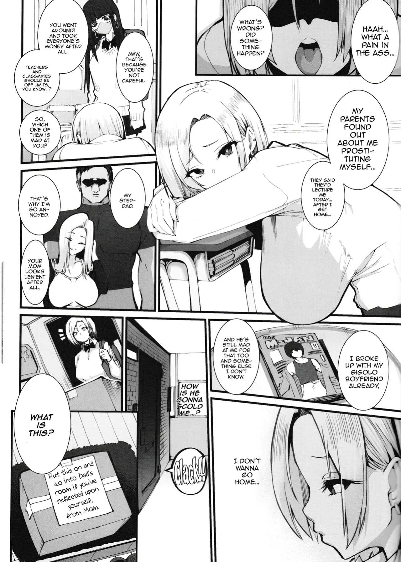 [Armadillo (Renji, Daiji)] Gal Oyako No Egui Kasegikata | A Gyaru Mother and Daughter's Unsavory Way to Earn Money