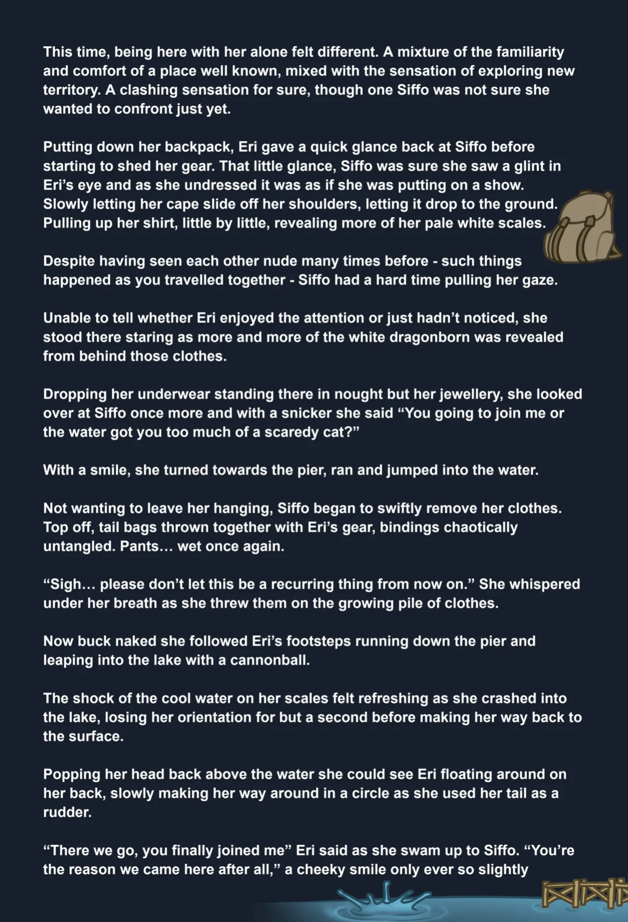 [the Gentle Giant] Shiny when wet, short story [complete]
