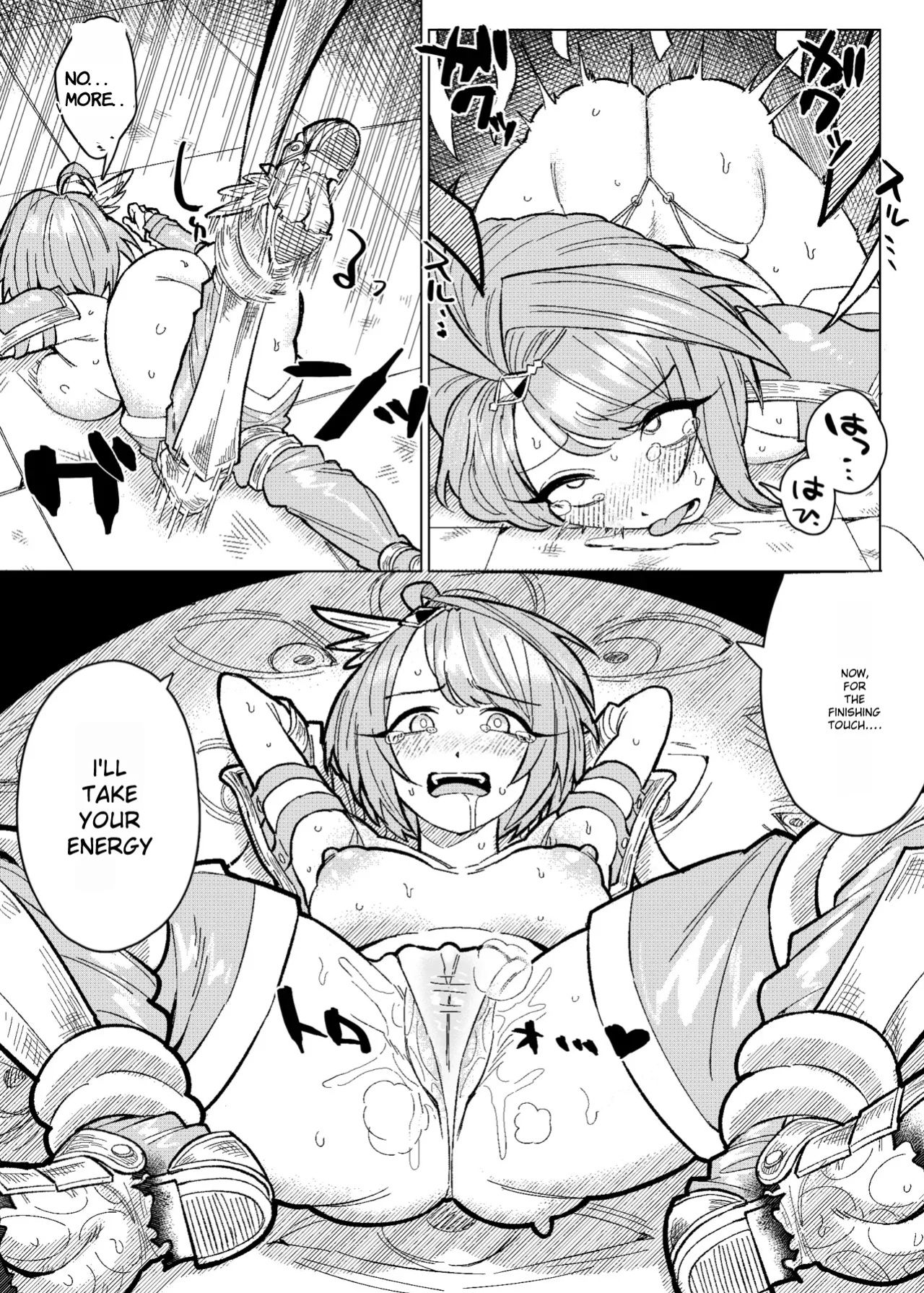 [Muriyari Egao (sasa)] Big Breasted Female Warrior's Thorough Tickling Hell