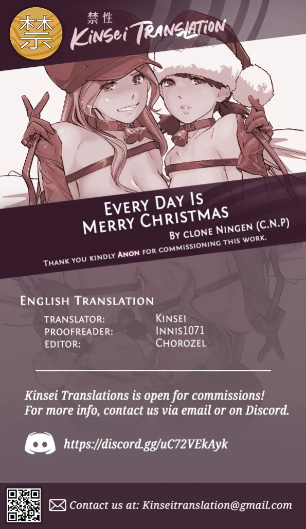 [C.N.P (clone Ningen)] Mainichi ga Merry Christmas | Every Day Is Merry Christmas [Kinsei Translations]