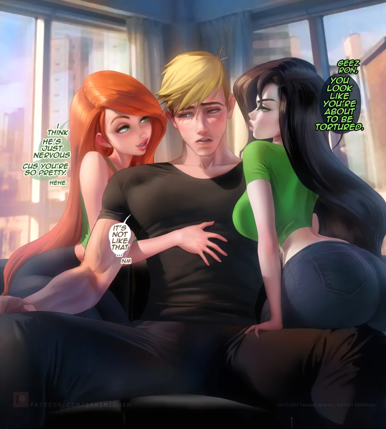 [Sakimichan] Distracted Girlfriend (Kim Possible)