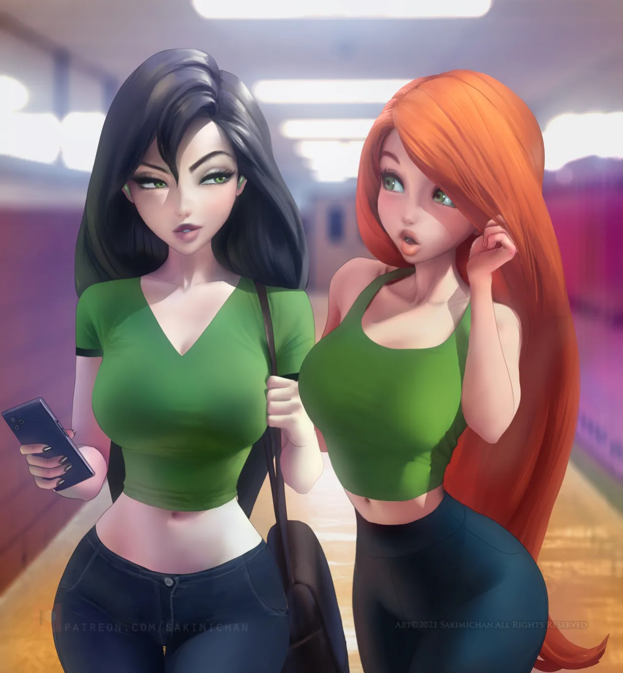 [Sakimichan] Distracted Girlfriend (Kim Possible)