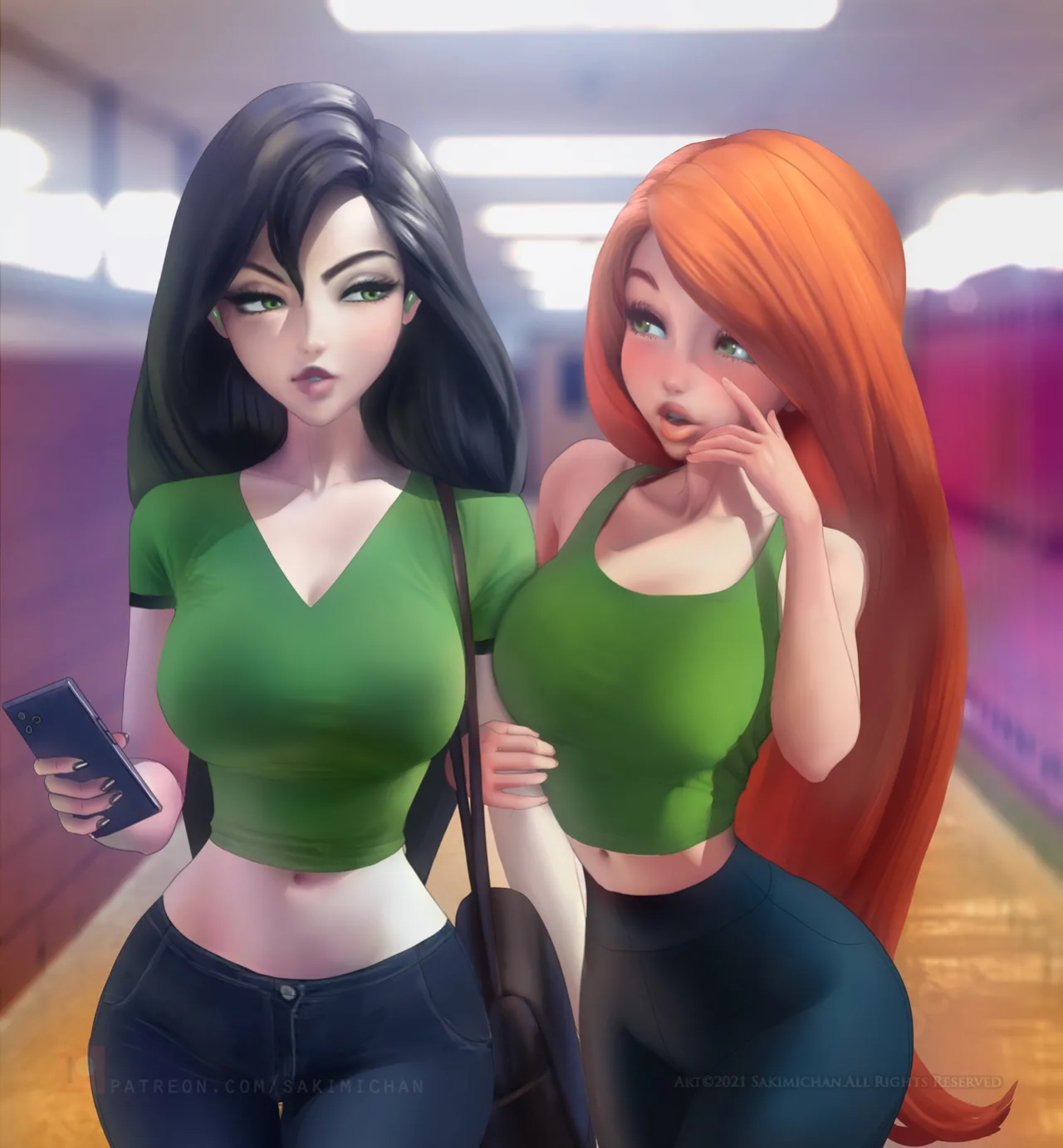 [Sakimichan] Distracted Girlfriend (Kim Possible)
