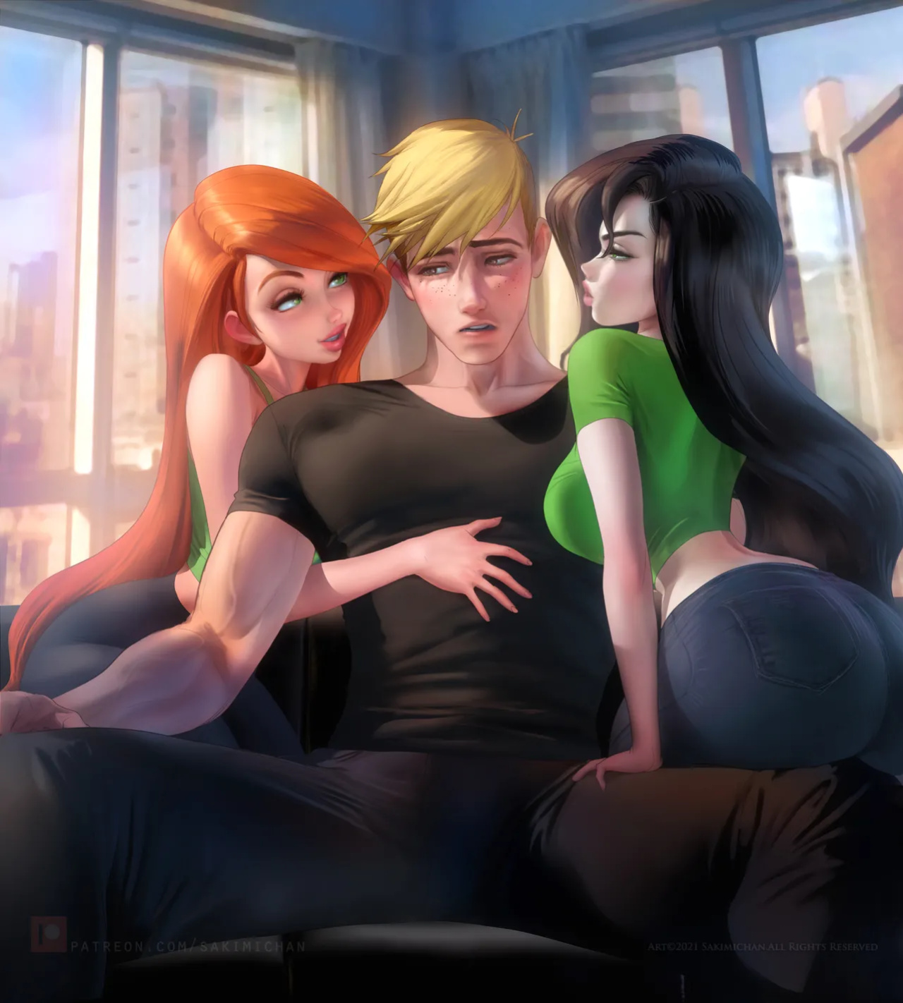 [Sakimichan] Distracted Girlfriend (Kim Possible)