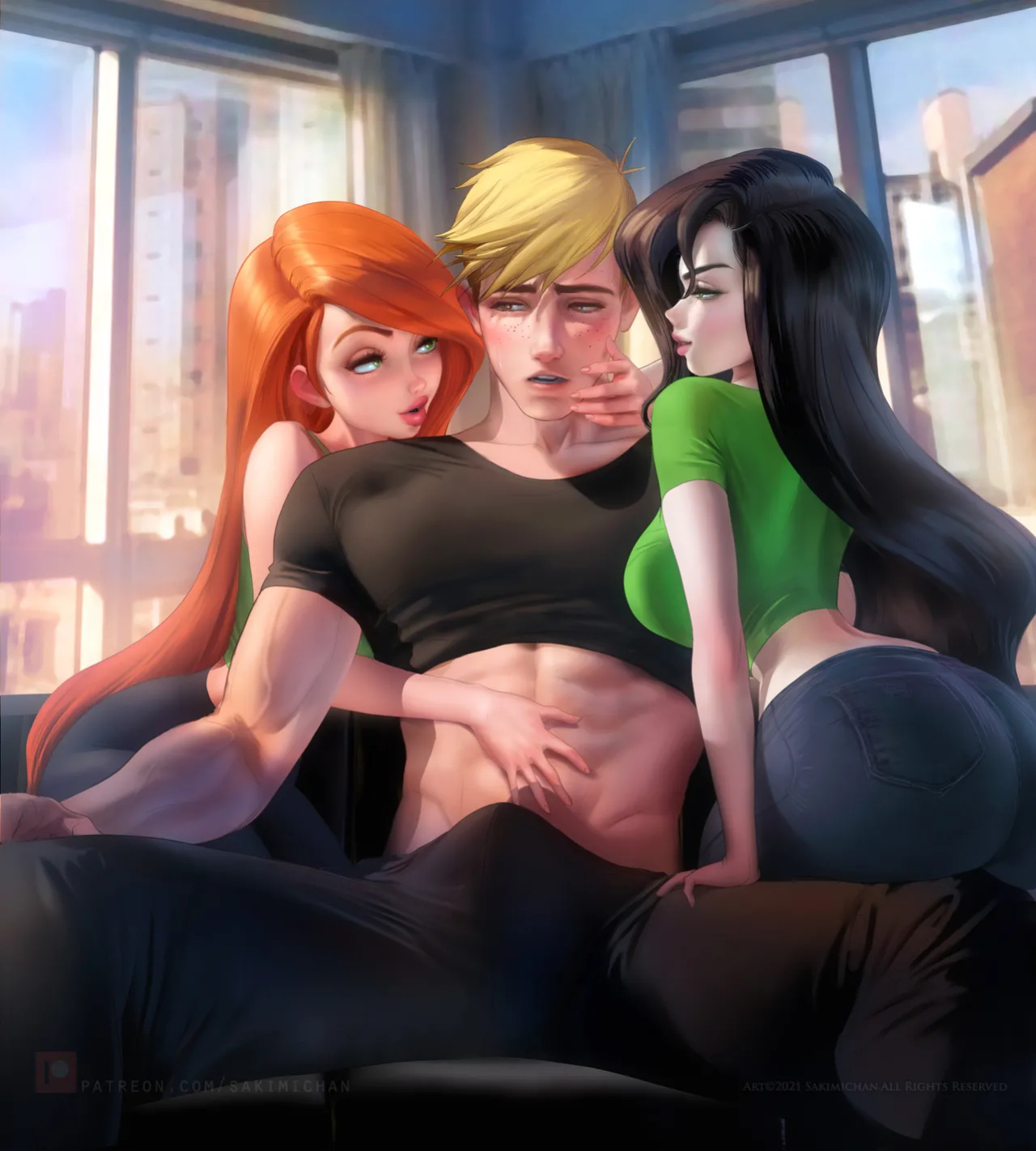[Sakimichan] Distracted Girlfriend (Kim Possible)