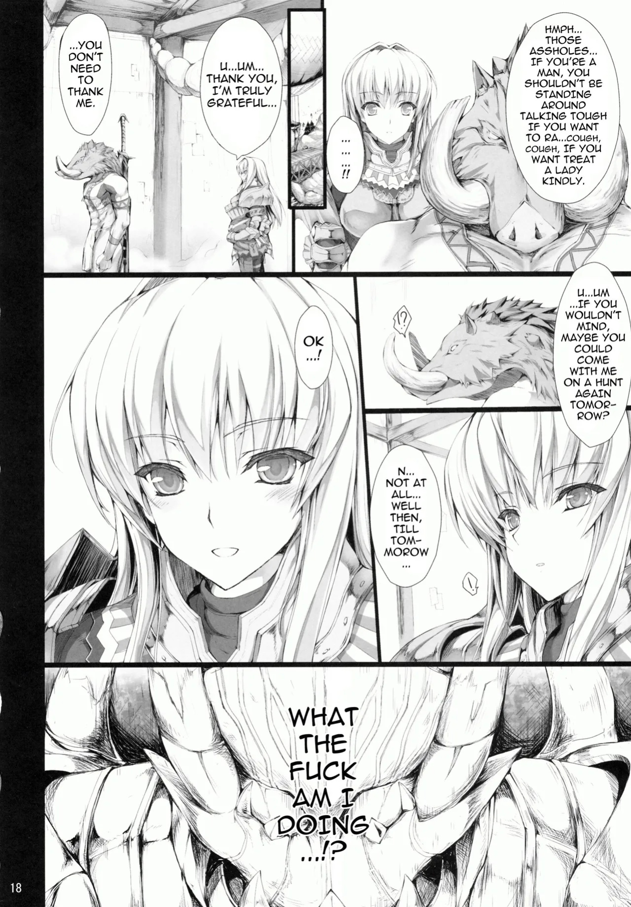 (C78) [UDON-YA (Kizuki Aruchu, ZAN)] MonHun no Erohon 9 (Monster Hunter)