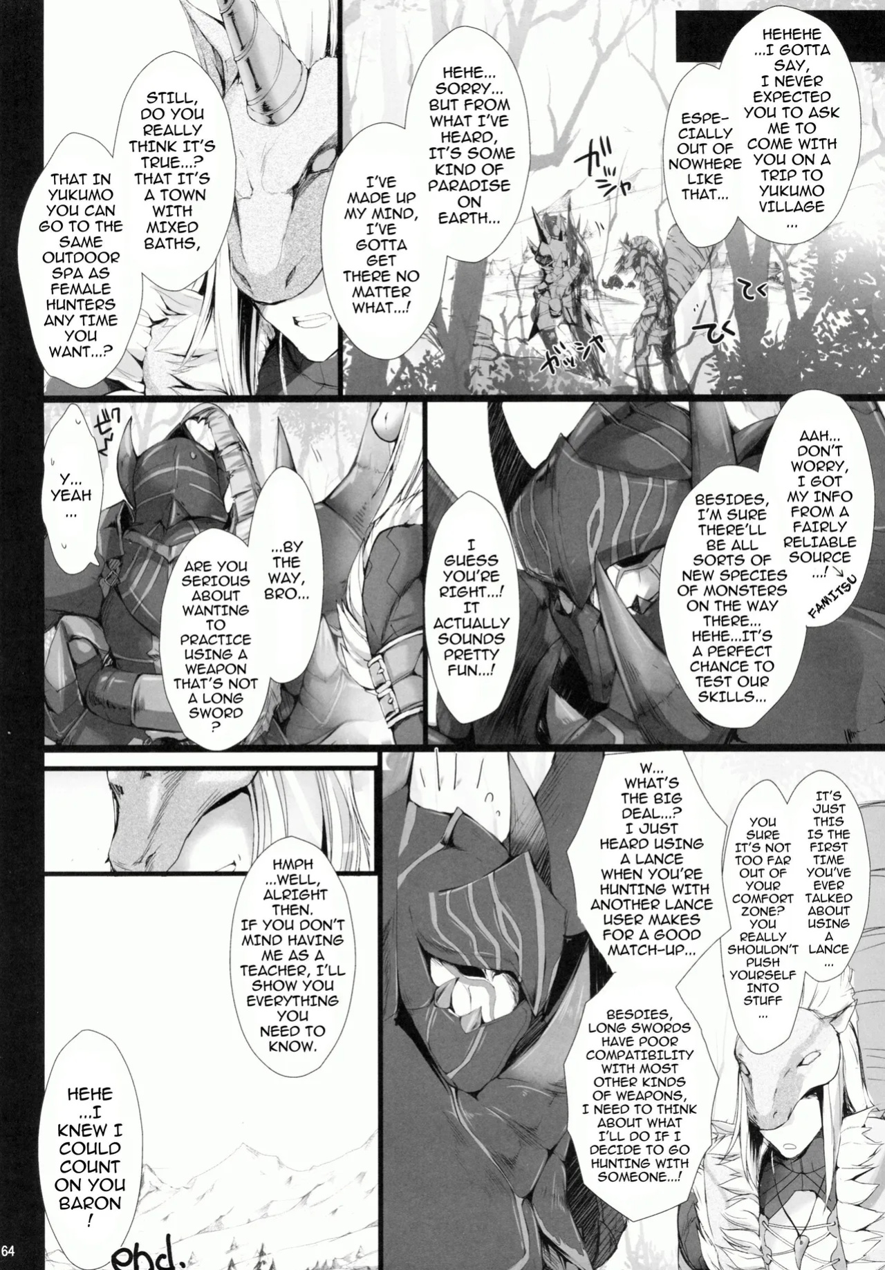 (C78) [UDON-YA (Kizuki Aruchu, ZAN)] MonHun no Erohon 9 (Monster Hunter)