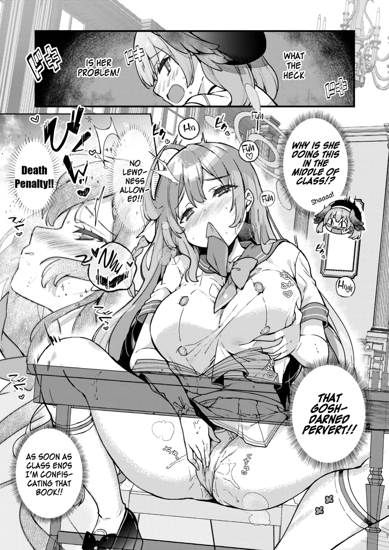 [mocha*2popcorn (Kibii Mocha)] Urawa Hanako no Ichiban Hazukashii Koto | Urawa Hanako's most embarrassing thing (Blue Archive) [SDF]