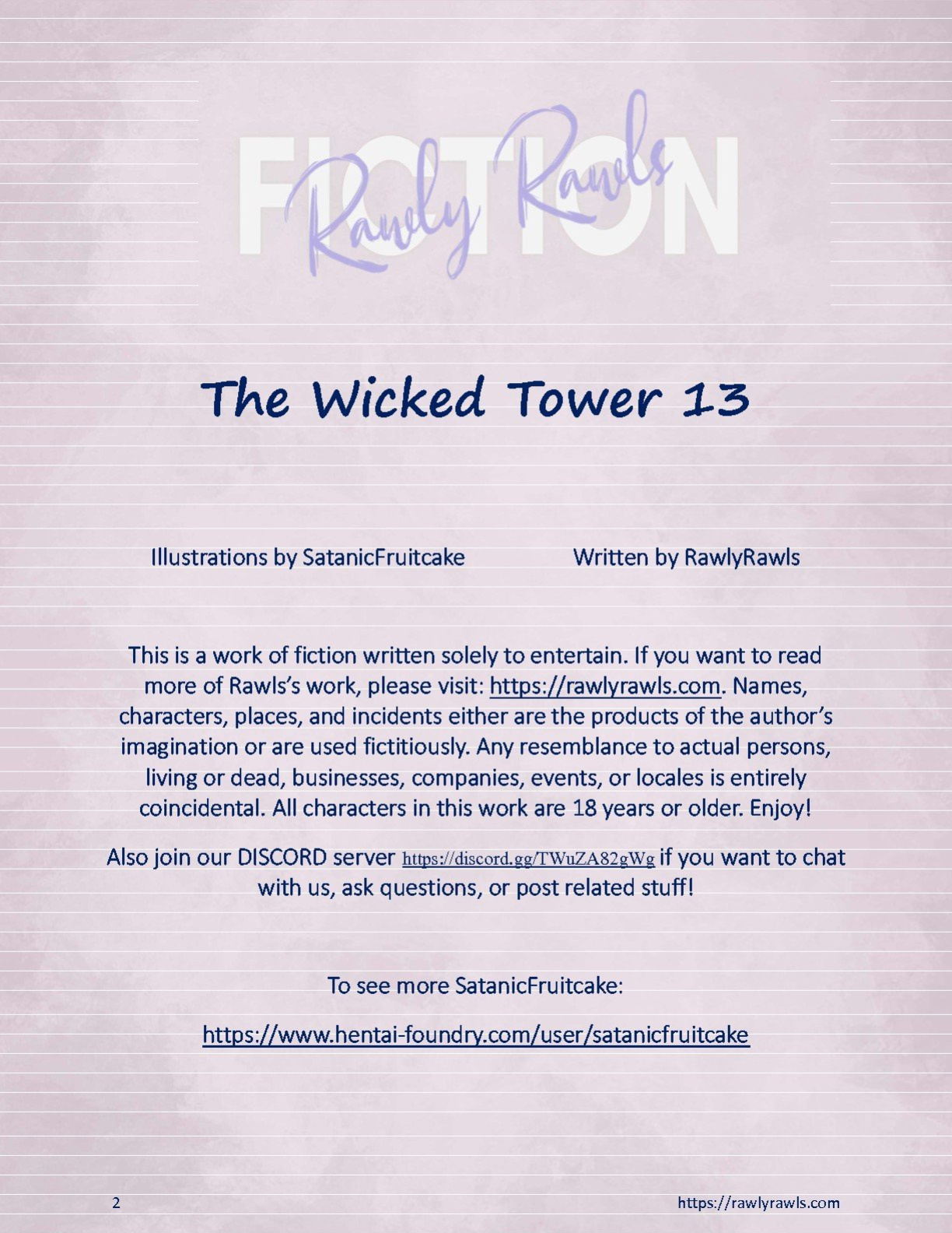 [SatanicFruitCake] The Wicked Tower 13
