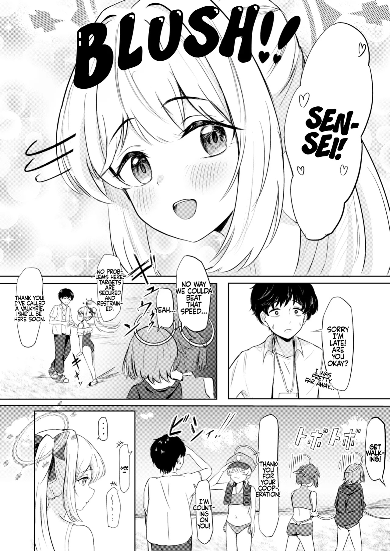 [For Us (Yonjiri)] Usagi no Senobi || A Rabbit's Growth (Blue Archive)