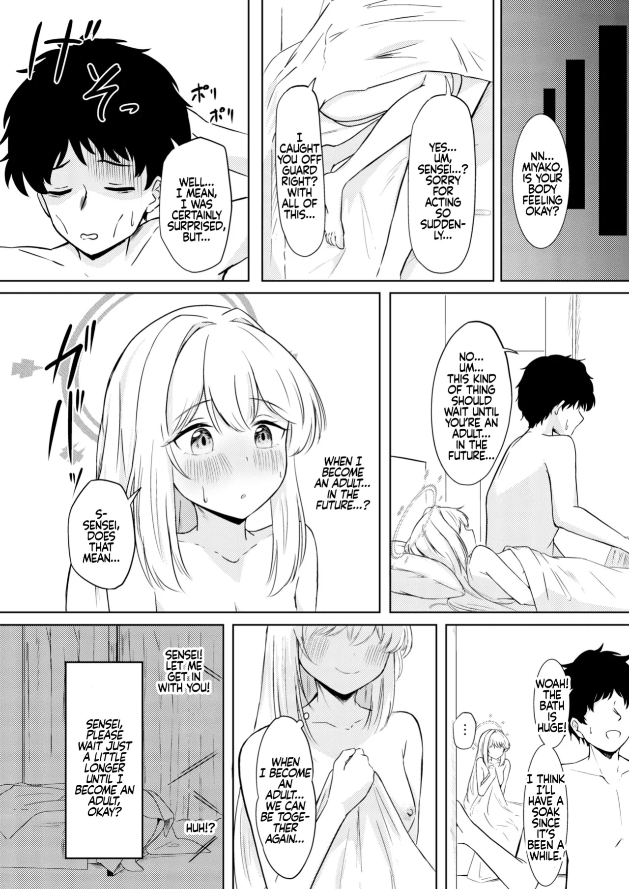 [For Us (Yonjiri)] Usagi no Senobi || A Rabbit's Growth (Blue Archive)