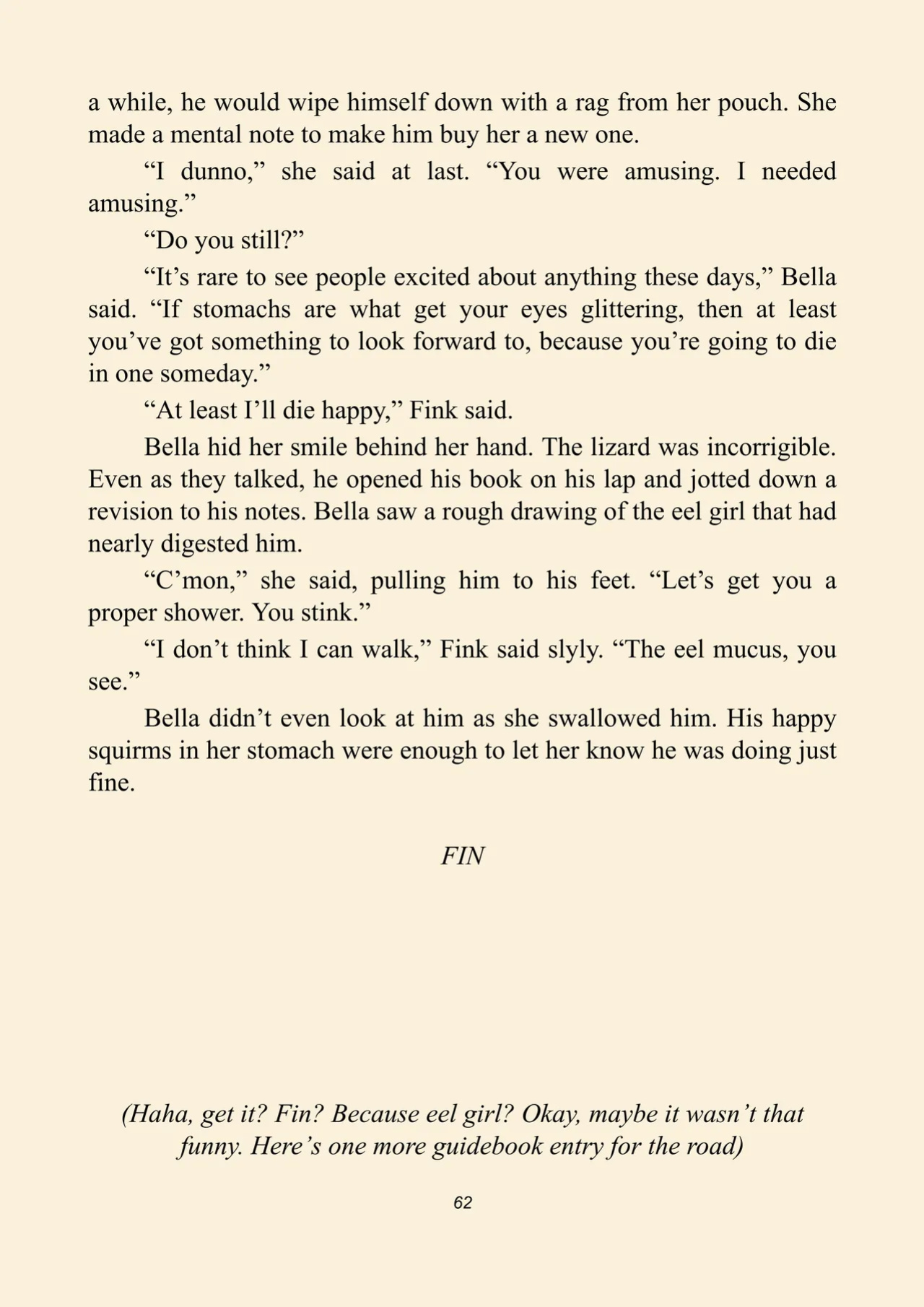 Fink's guide to predators 1