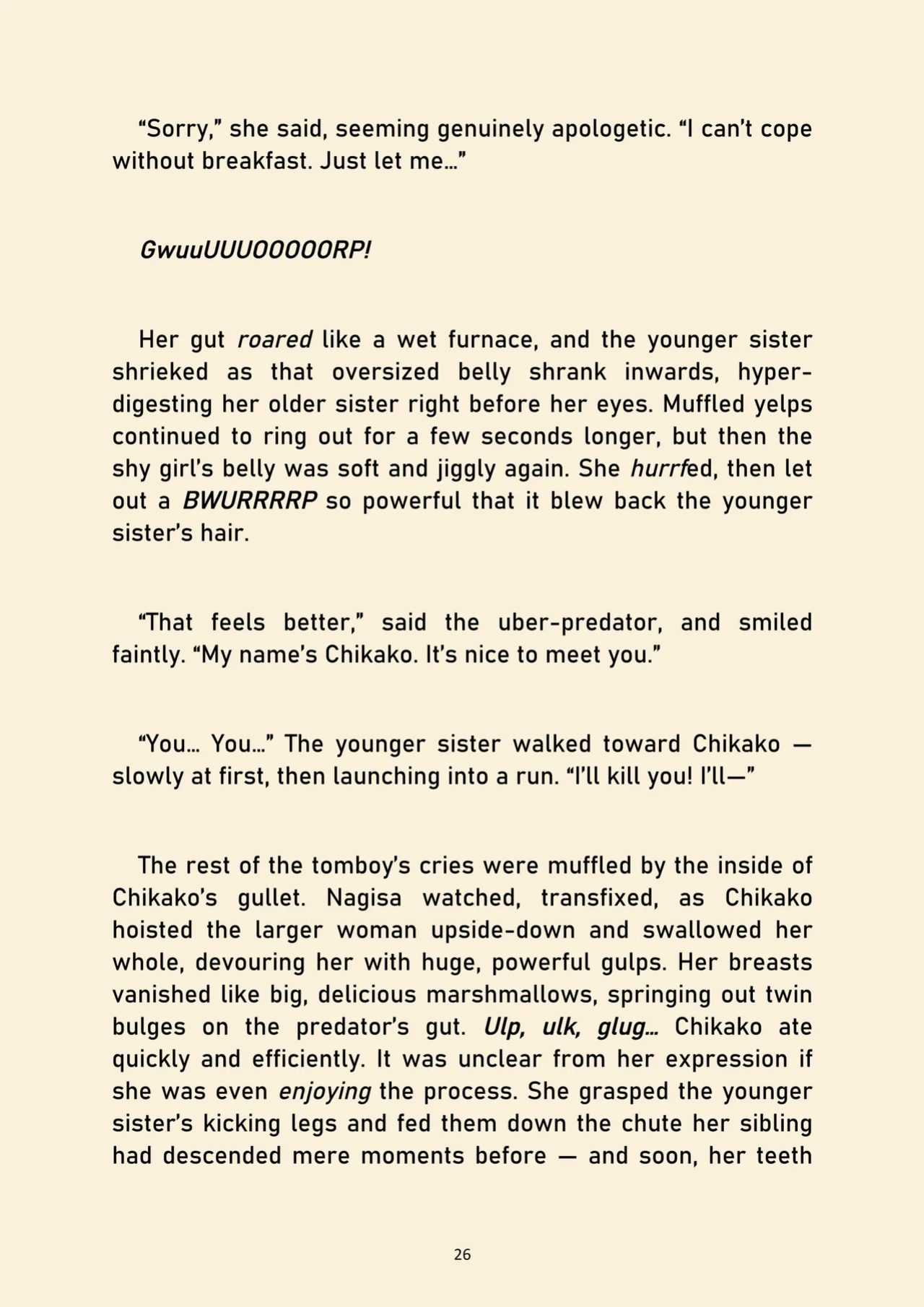 Food for the immortals 2