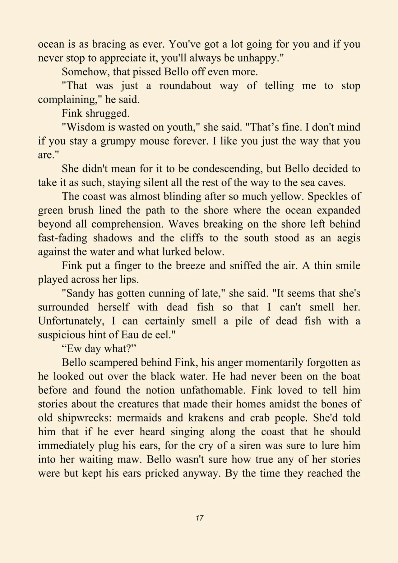 Fink's guide to prey