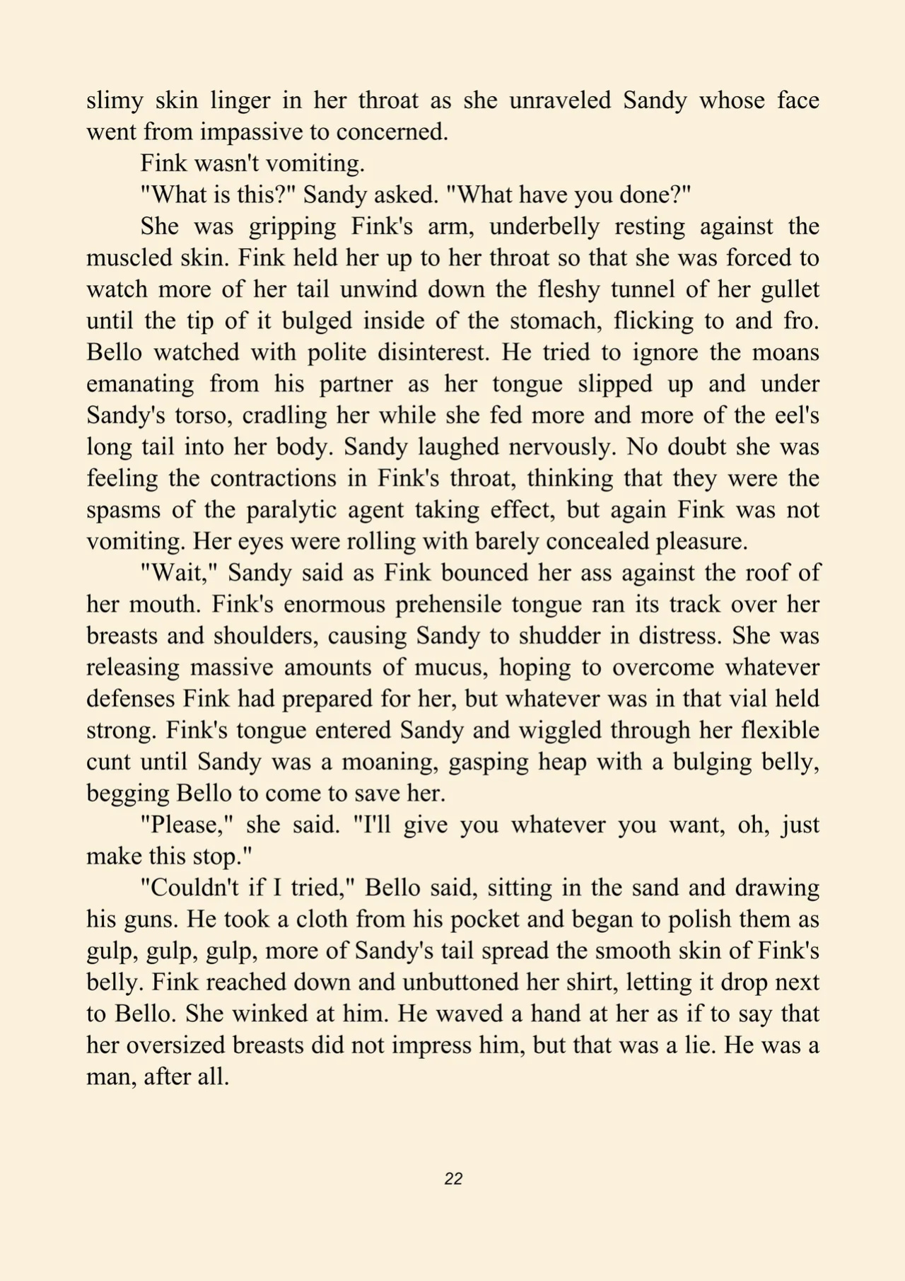 Fink's guide to prey