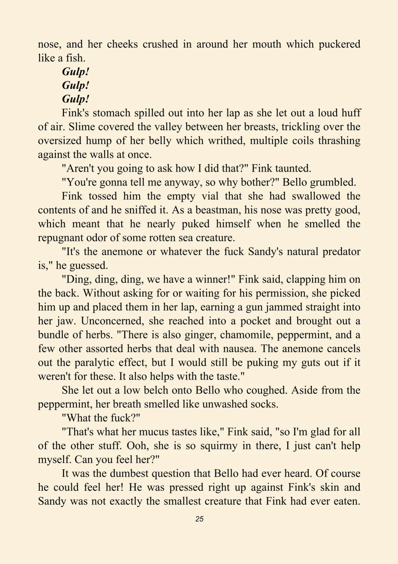 Fink's guide to prey