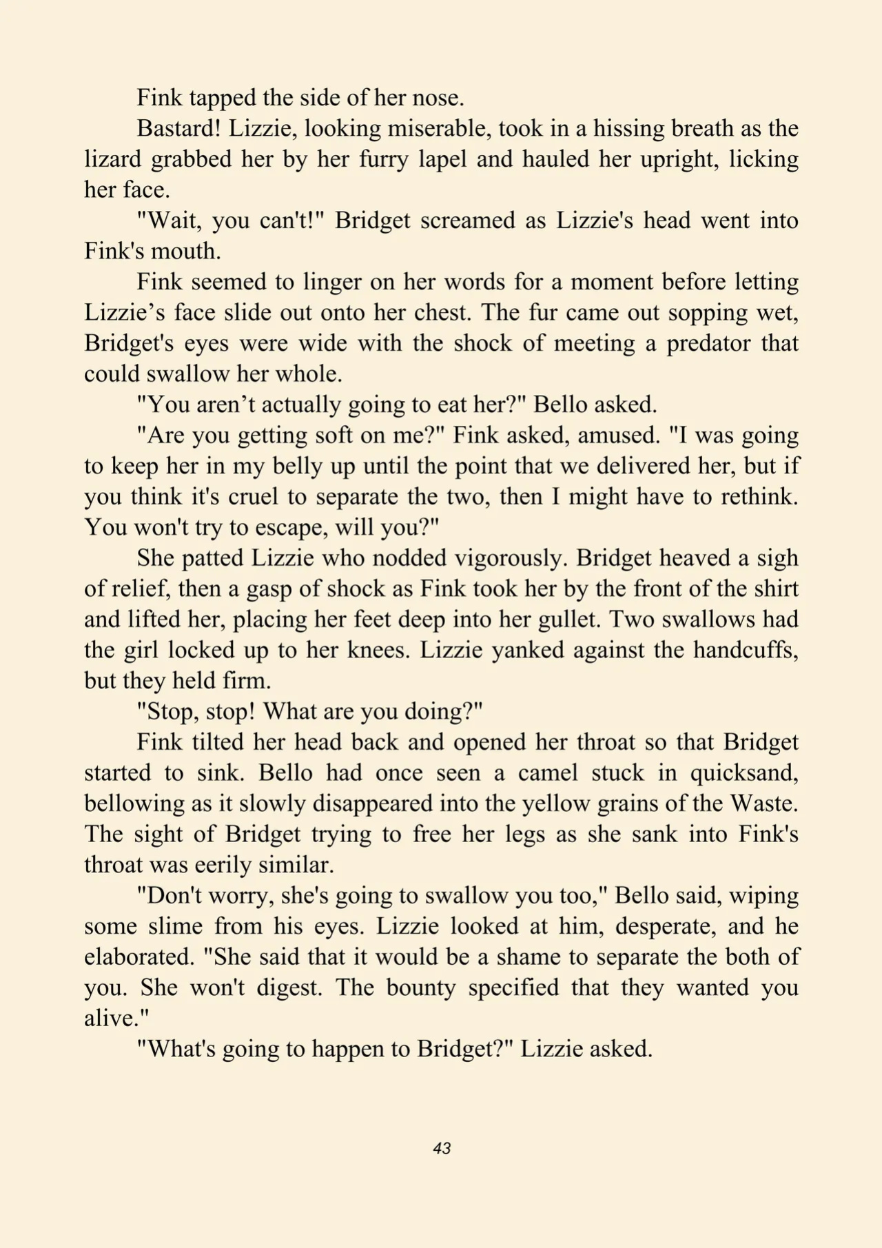 Fink's guide to prey