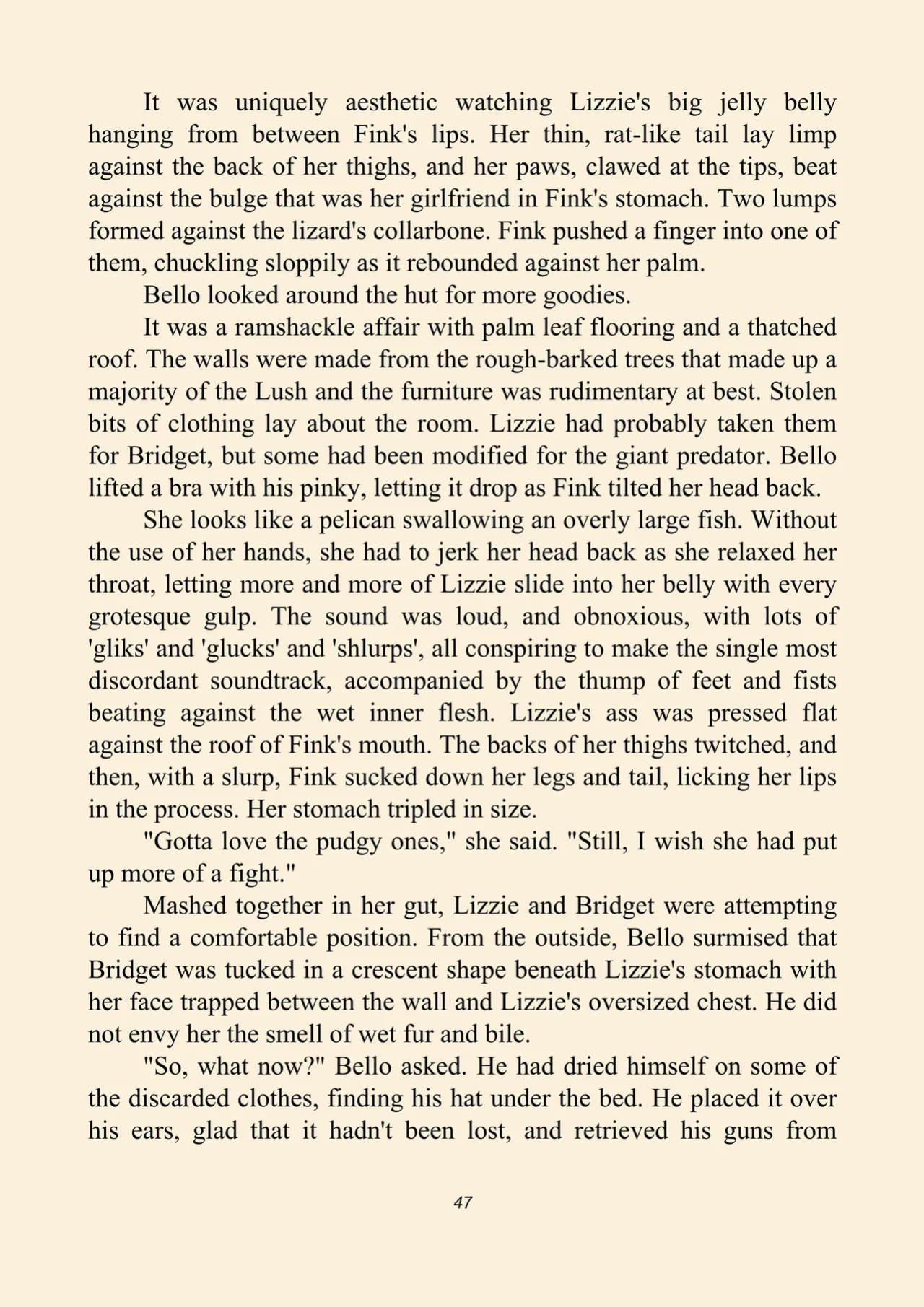 Fink's guide to prey