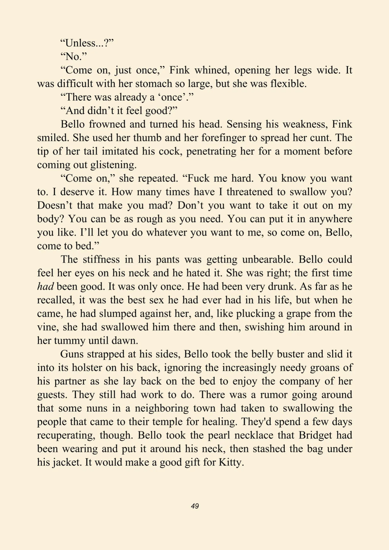 Fink's guide to prey