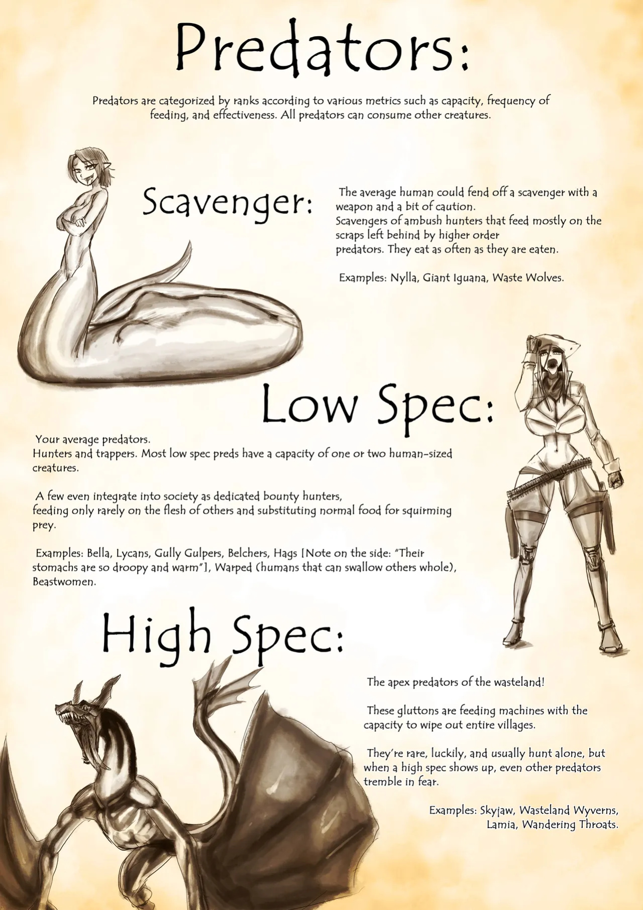 Fink's guide to predators 4