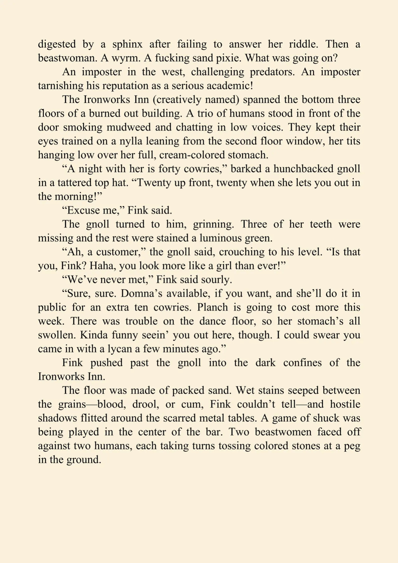 Fink's guide to predators 5