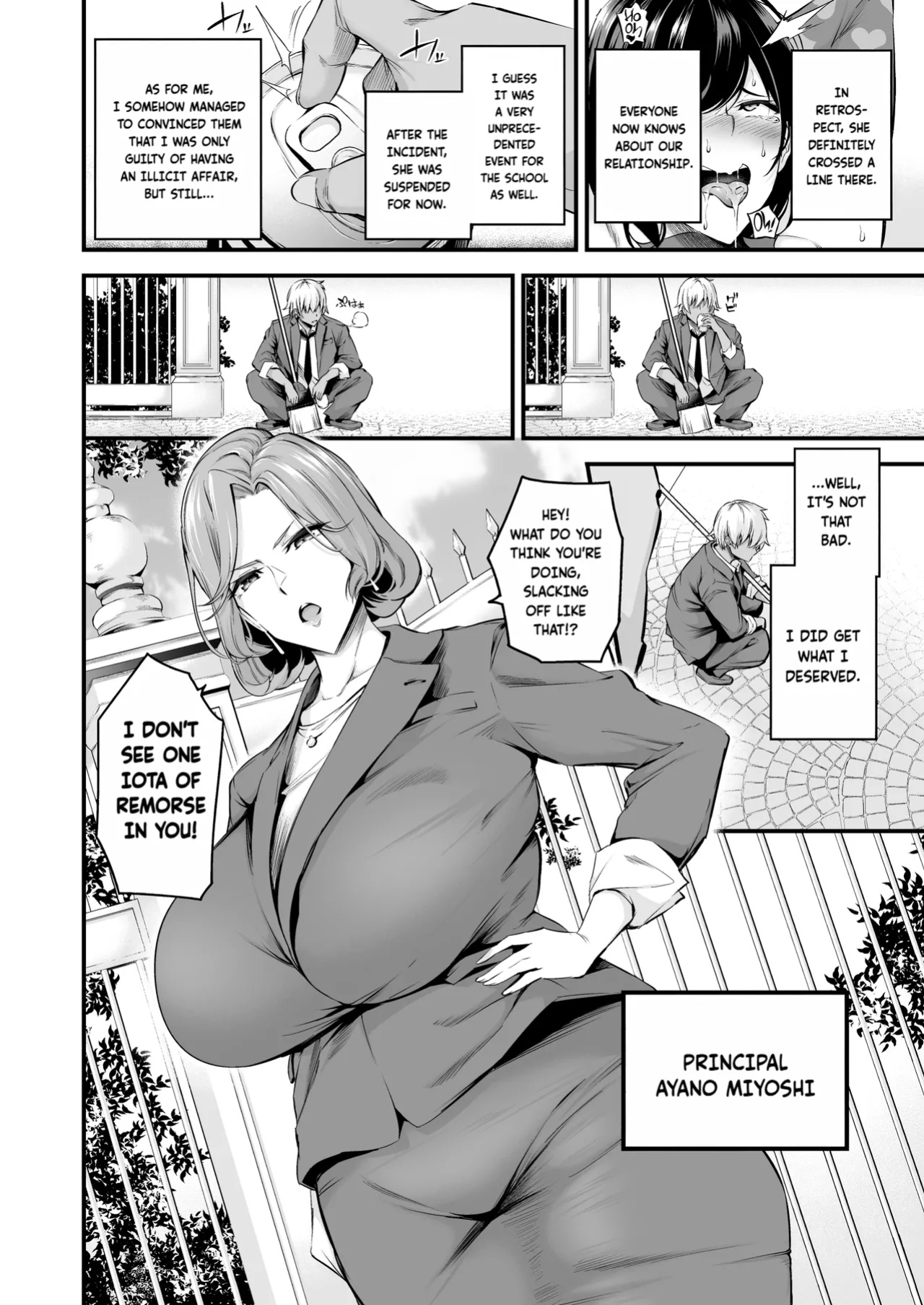 [Nasi-pasuya (Nasipasuta)] Shiramine Gakuen no Mesubuta Rijichou Zenpen | The sow principal of Shiramine Academy PROLOGUE [Fallen Games]