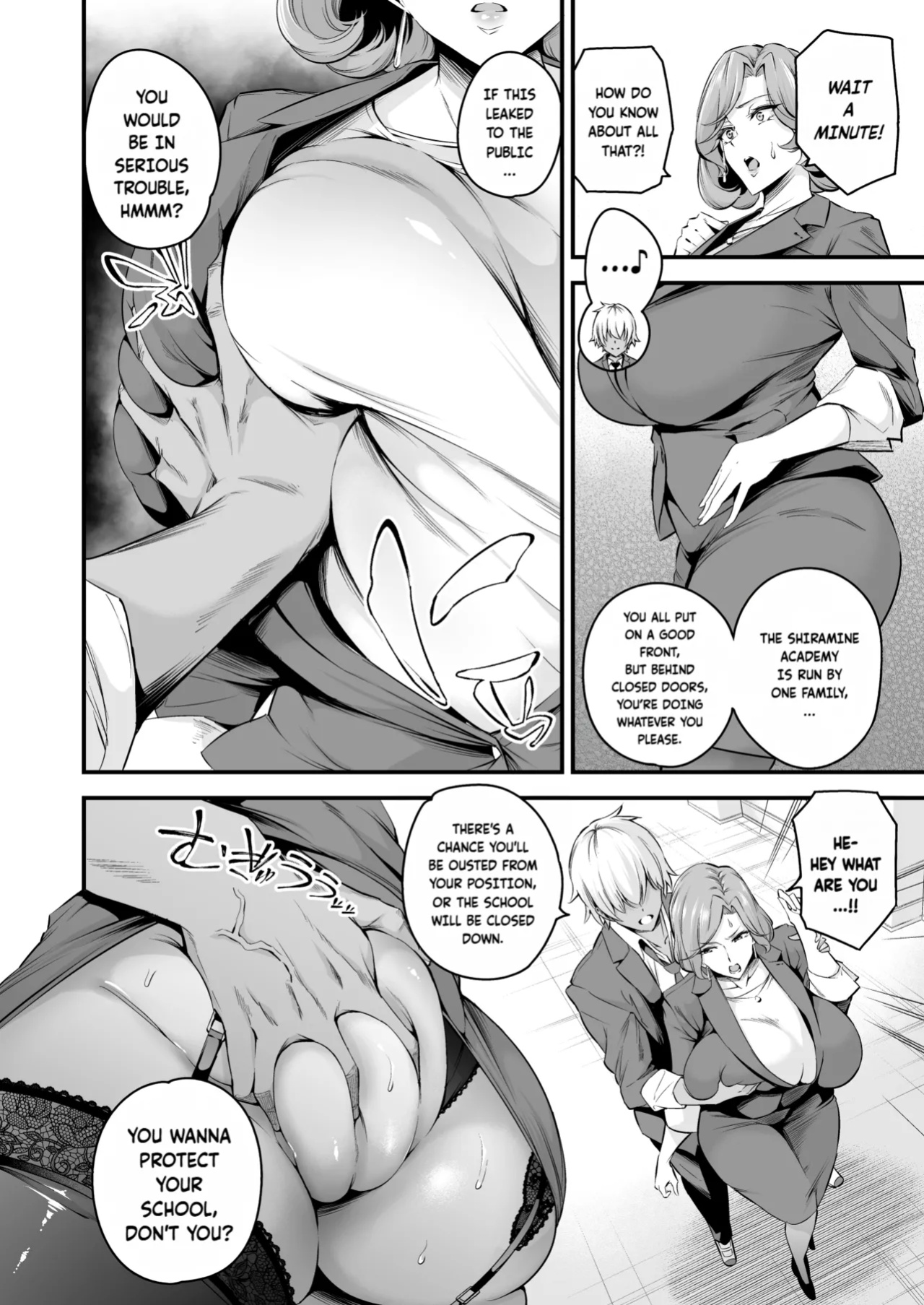 [Nasi-pasuya (Nasipasuta)] Shiramine Gakuen no Mesubuta Rijichou Zenpen | The sow principal of Shiramine Academy PROLOGUE [Fallen Games]