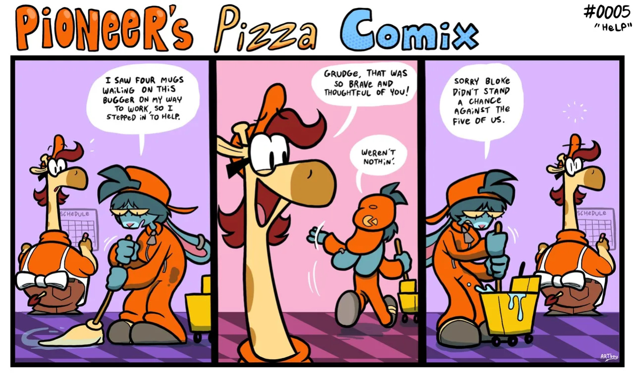[Anotherartboy] Pioneer's Pizza Comix