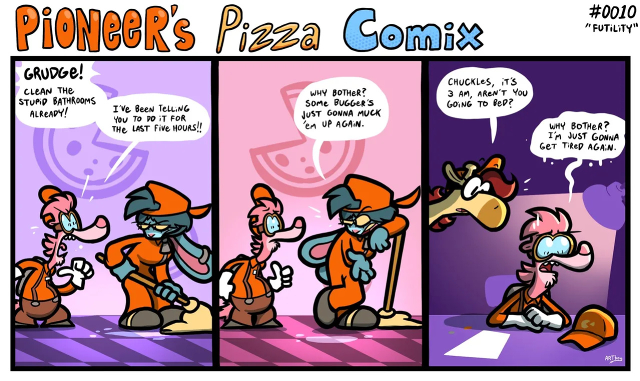 [Anotherartboy] Pioneer's Pizza Comix