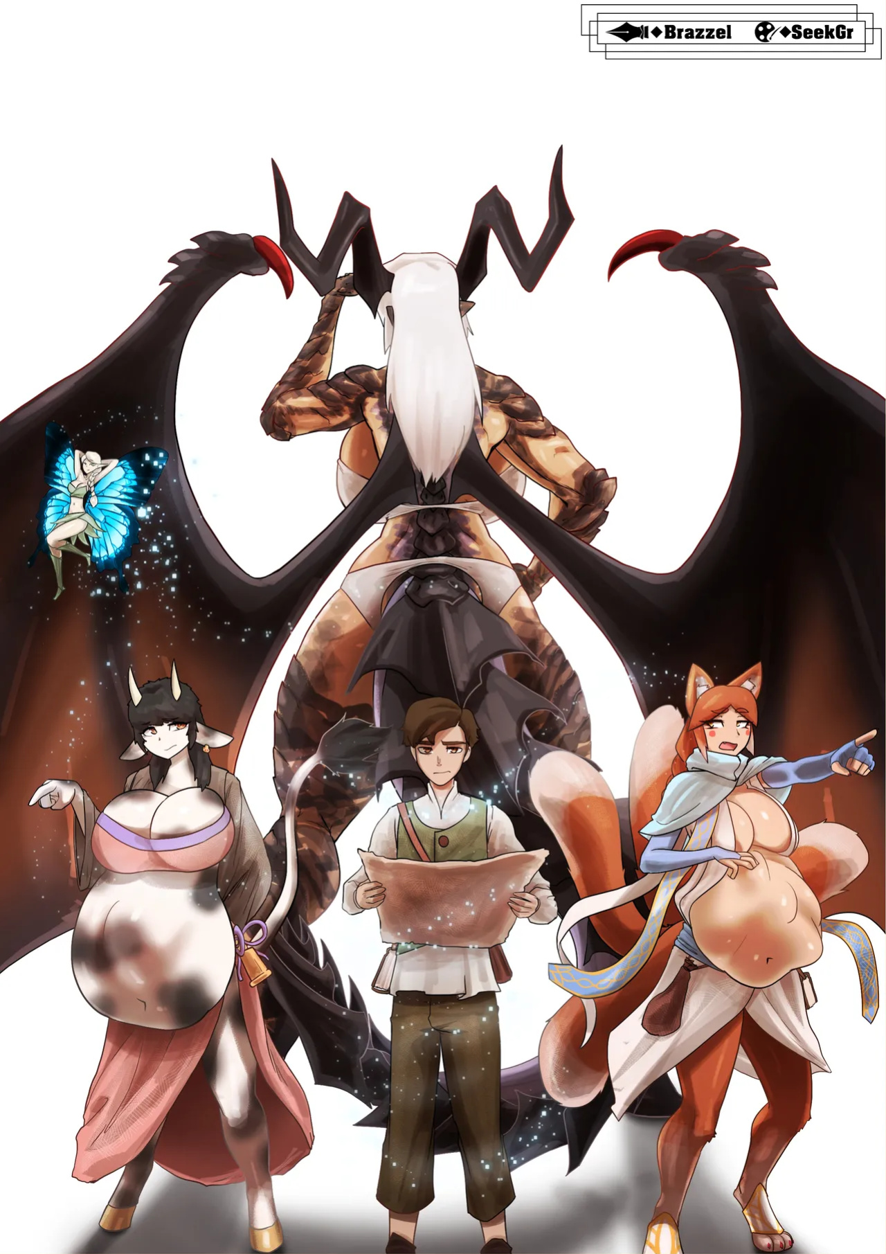 Stuck in another world where all the girls want to fuck and eat me 5