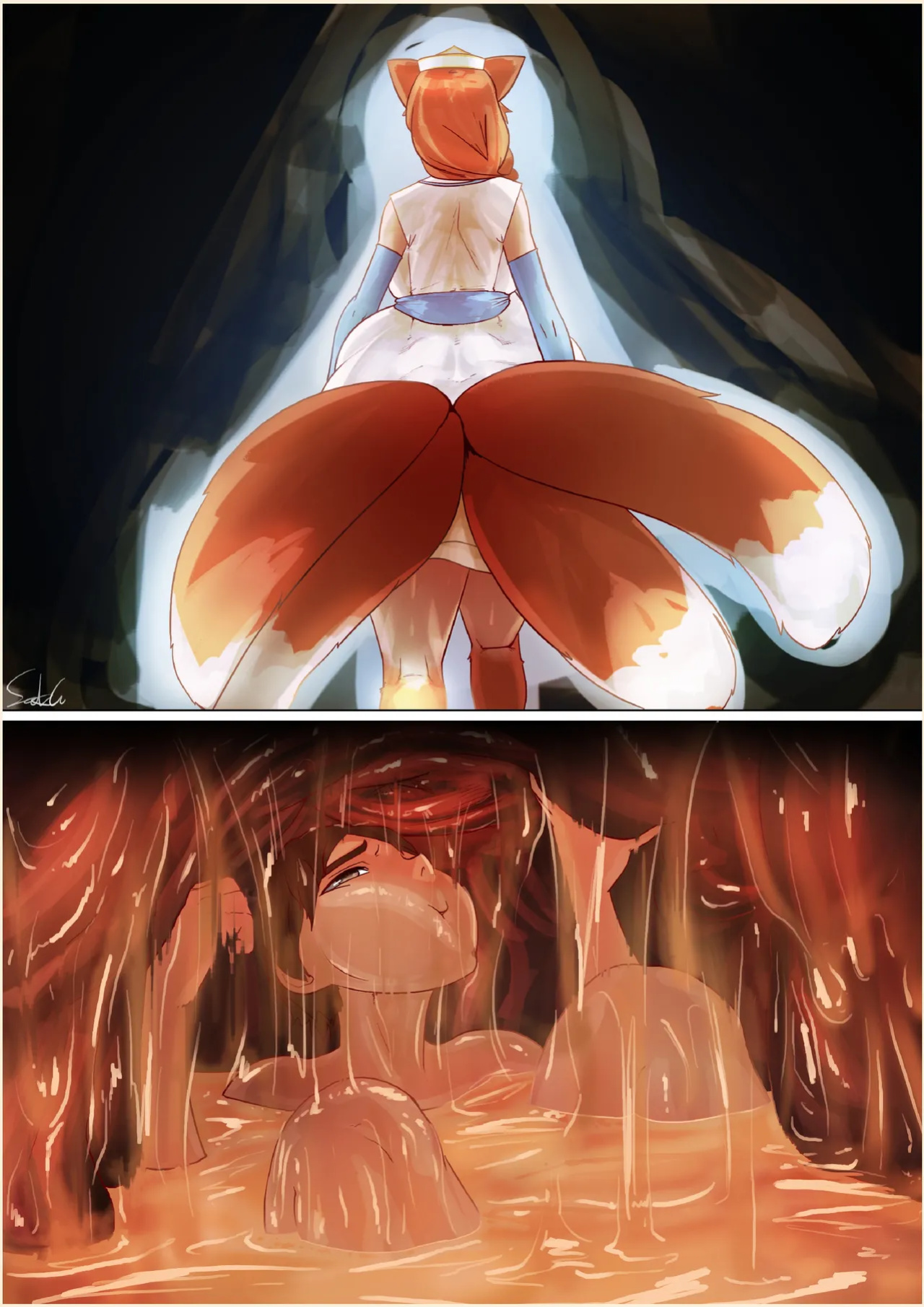 Stuck in another world where all the girls want to fuck and eat me 3