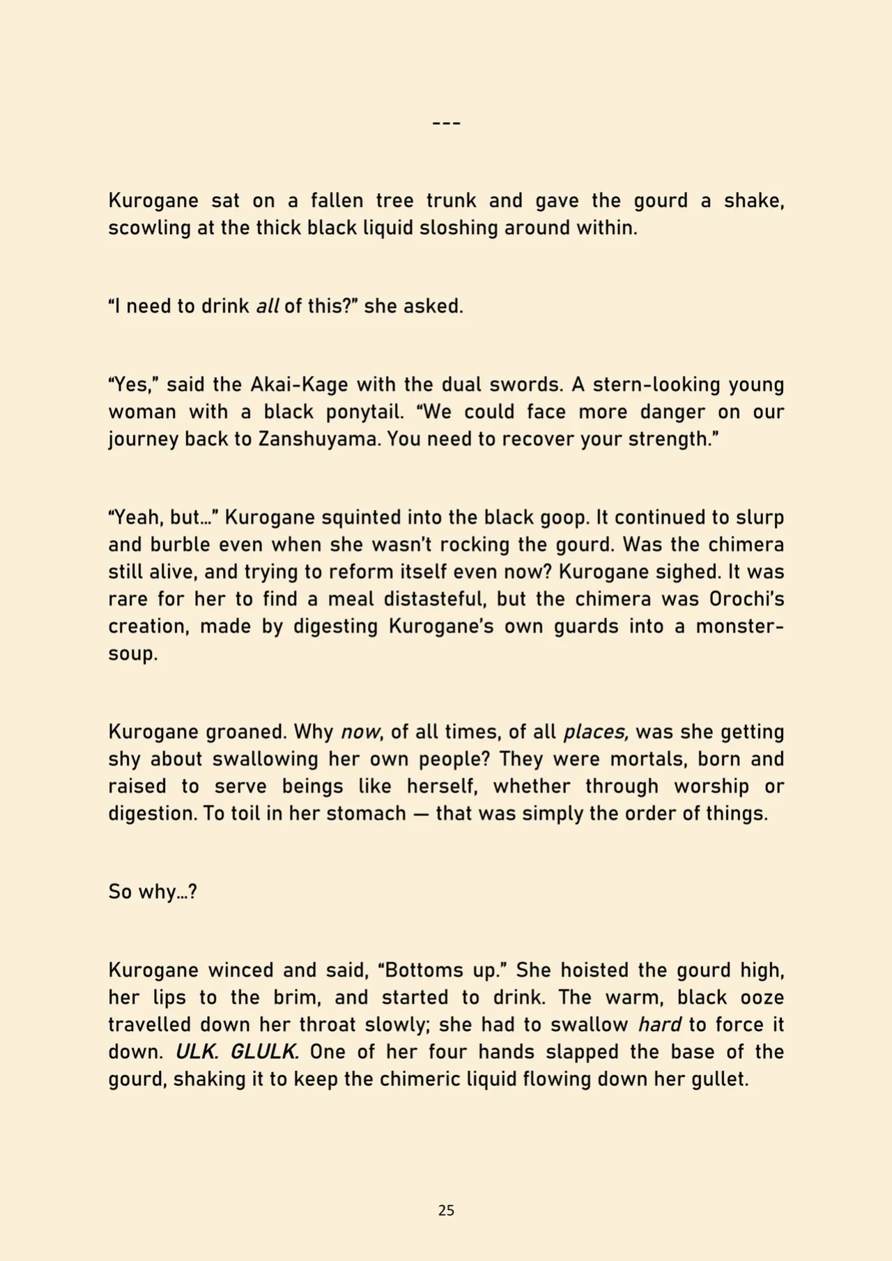 Food for the immortals 4