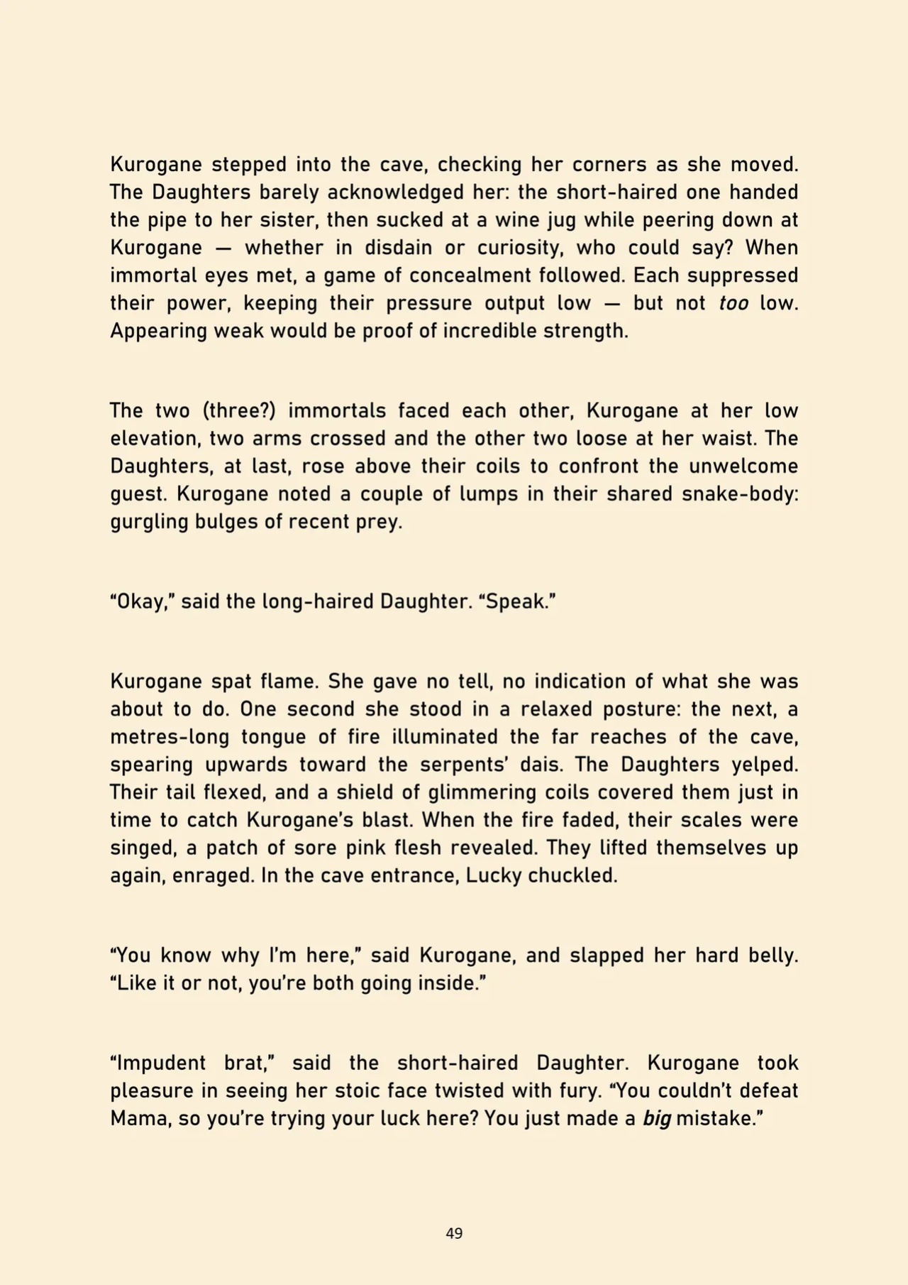 Food for the immortals 4