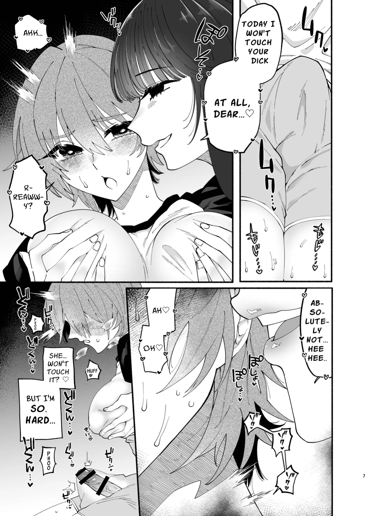 [Hidarimigi (Nitouhen)] Futanari Musume wa Dosukebe Onee-san ni Chikubi wo Obaka ni Sarechaimashita | A Perverted Lady Rubs a Futanari's Nipples Silly [Mahou Shoujon't]
