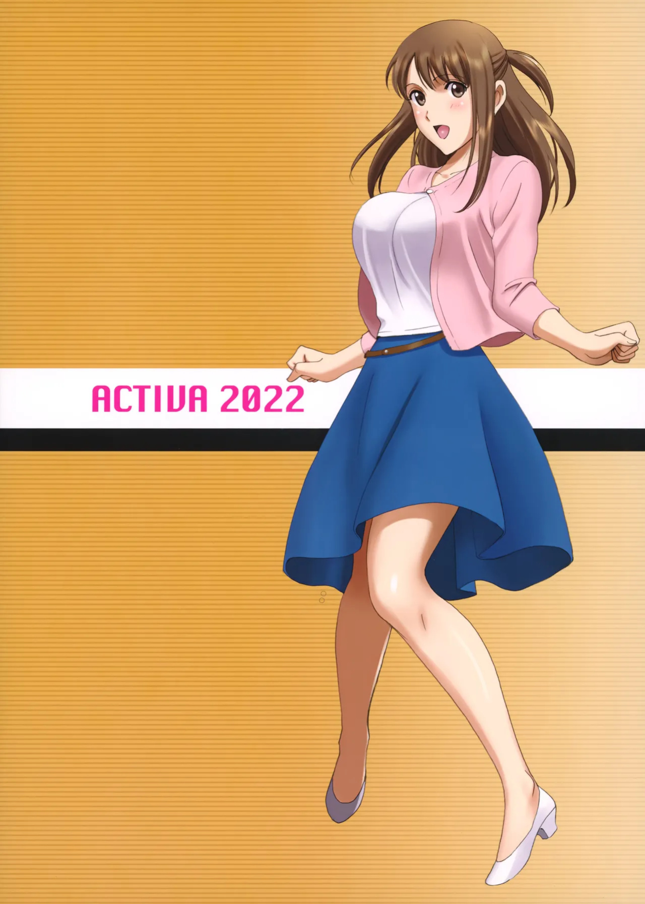 (C101) [ACTIVA (SMAC)] Roshutsu Otome Chichi Comic "Inpai Otenki Oneesan ga Jibun ni Zenra Chokushin o Meijita Hi ~Hirabayashi Yuuna~" | R-Otome Breasts Comic "The Day the Big Boobed Weather Girl Dared Herself to Go Out on a Walk Naked ~Yuuna Hirabayashi~