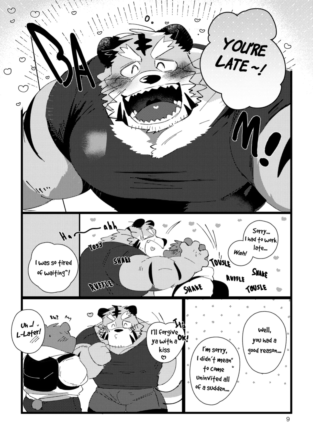the book about being abstinent and horny while having polynesian sex with an old kansaii tiger