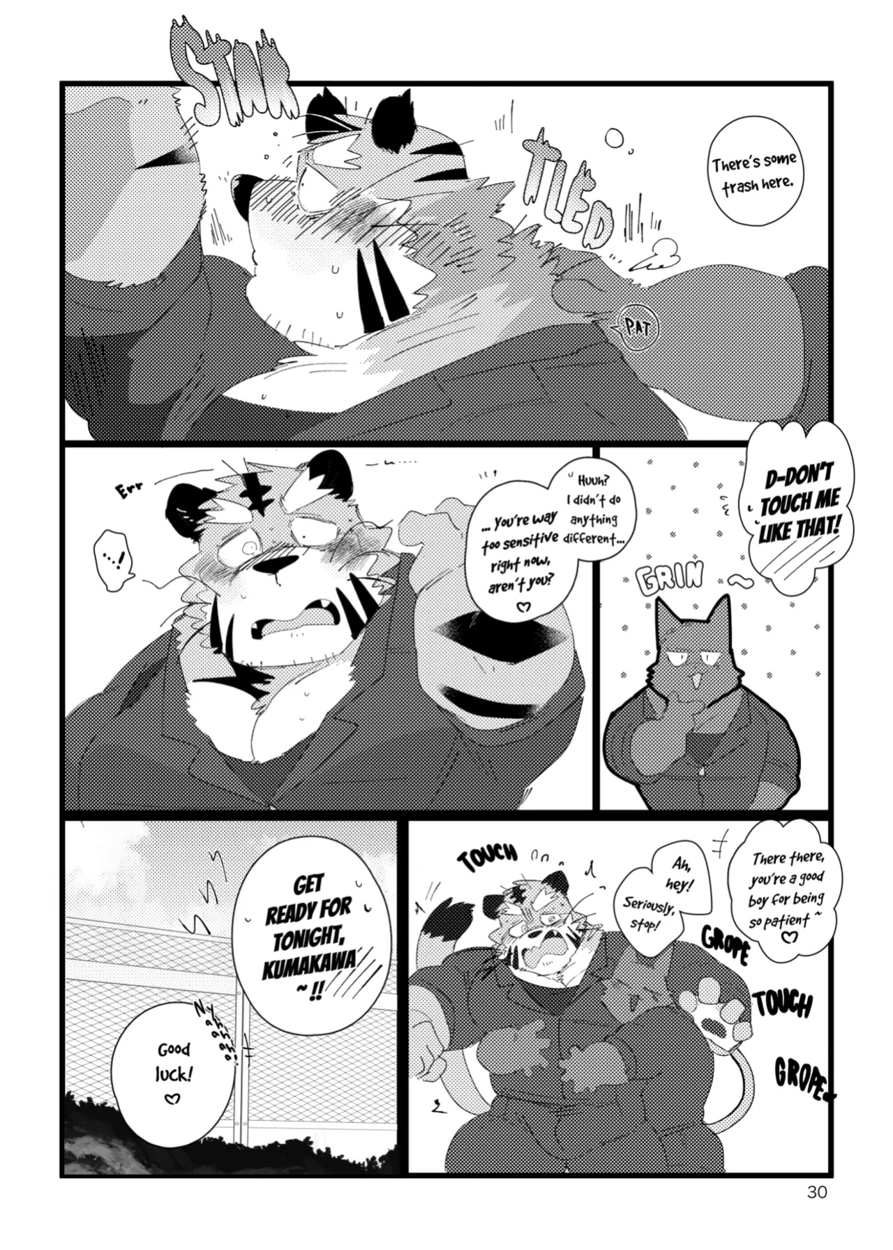 the book about being abstinent and horny while having polynesian sex with an old kansaii tiger
