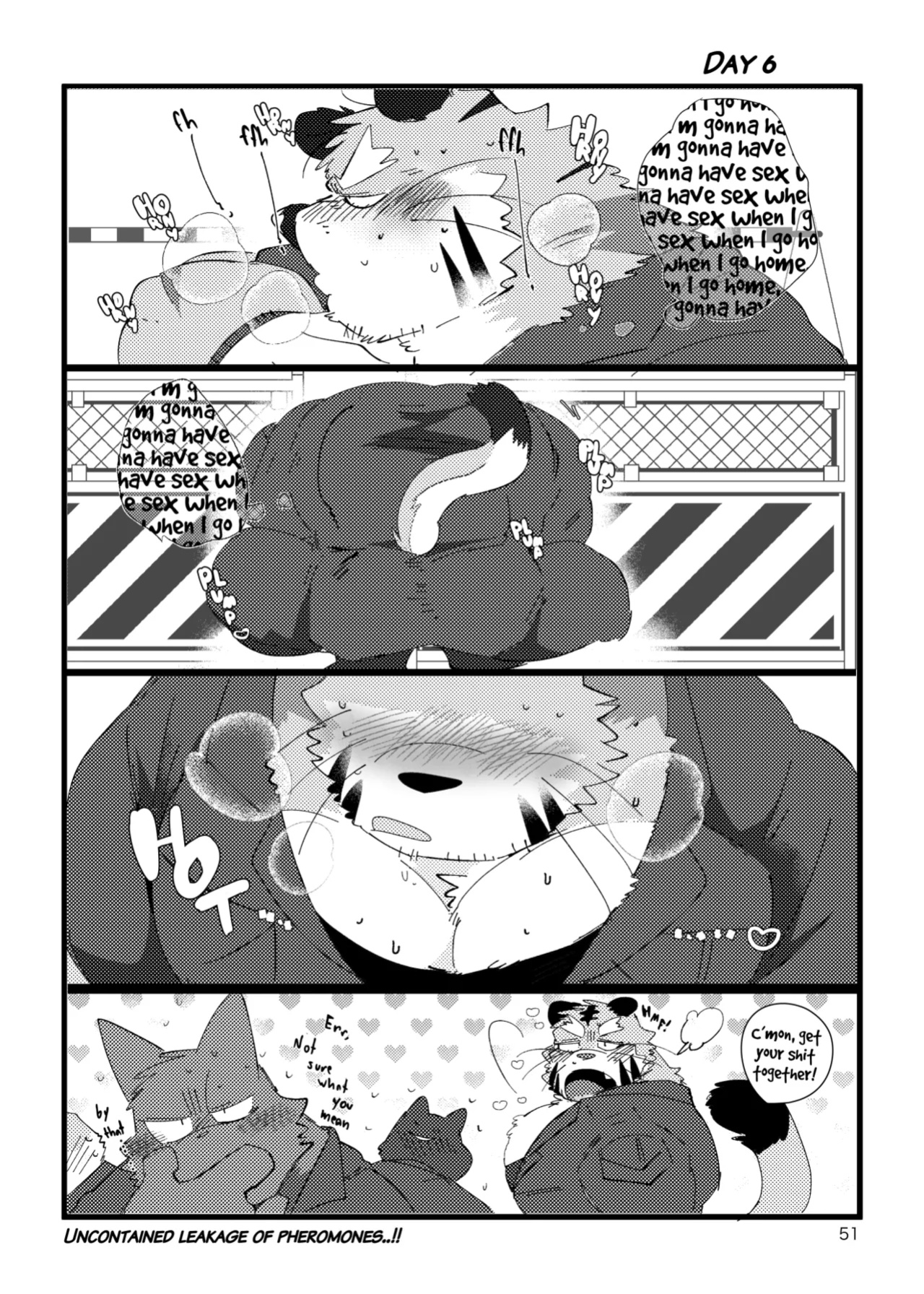 the book about being abstinent and horny while having polynesian sex with an old kansaii tiger