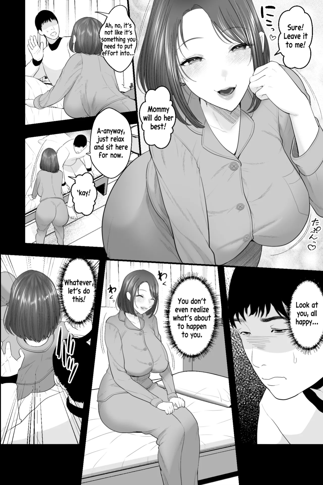 [Ginshio Honpo (Ginen)] My Airheaded Mom Was Too Adorably Sexy, So I Had Hypnotized Onahole Sex with Her! [Dummie]
