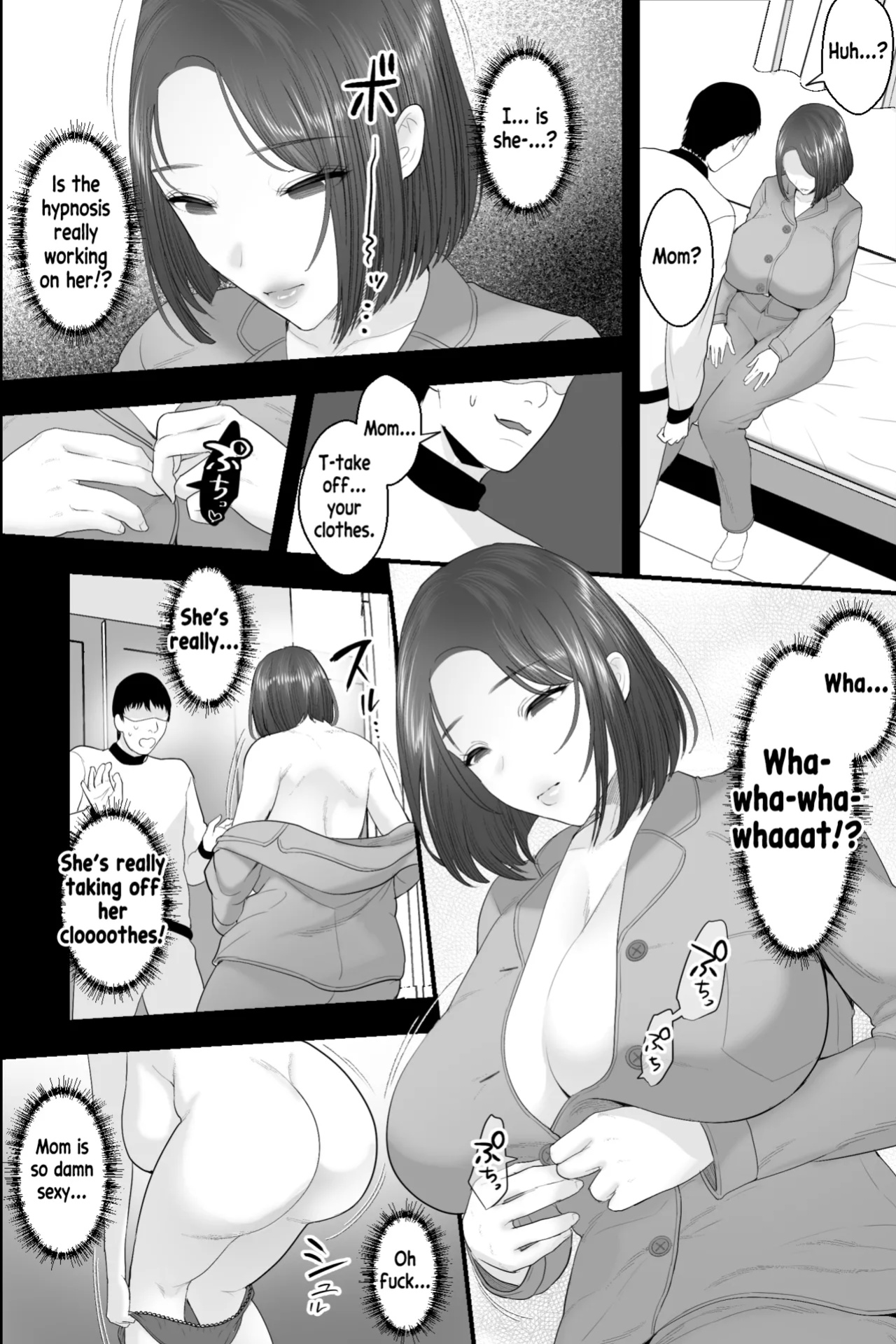 [Ginshio Honpo (Ginen)] My Airheaded Mom Was Too Adorably Sexy, So I Had Hypnotized Onahole Sex with Her! [Dummie]