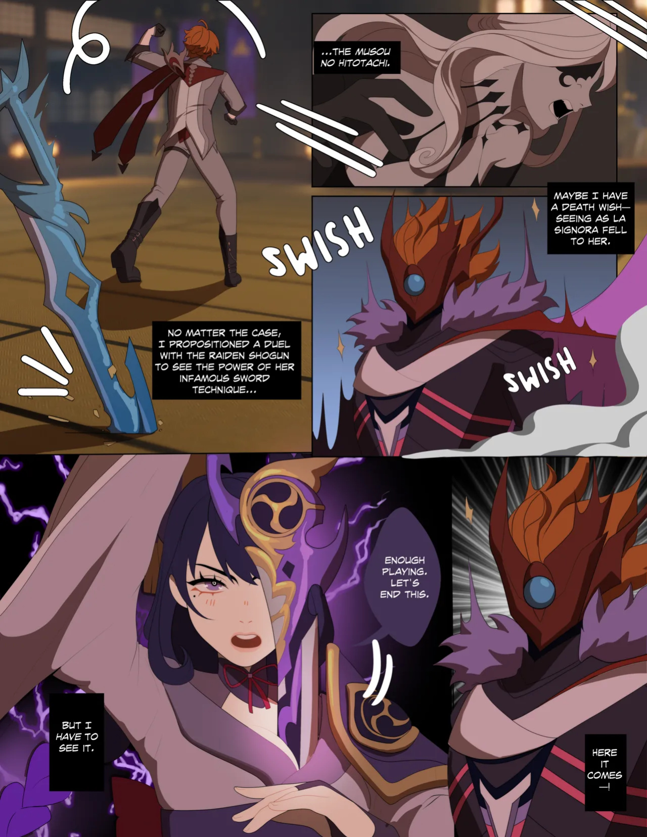 [Creamboyo] A Duel Against The Riaden Shogun (Genshin Impact)