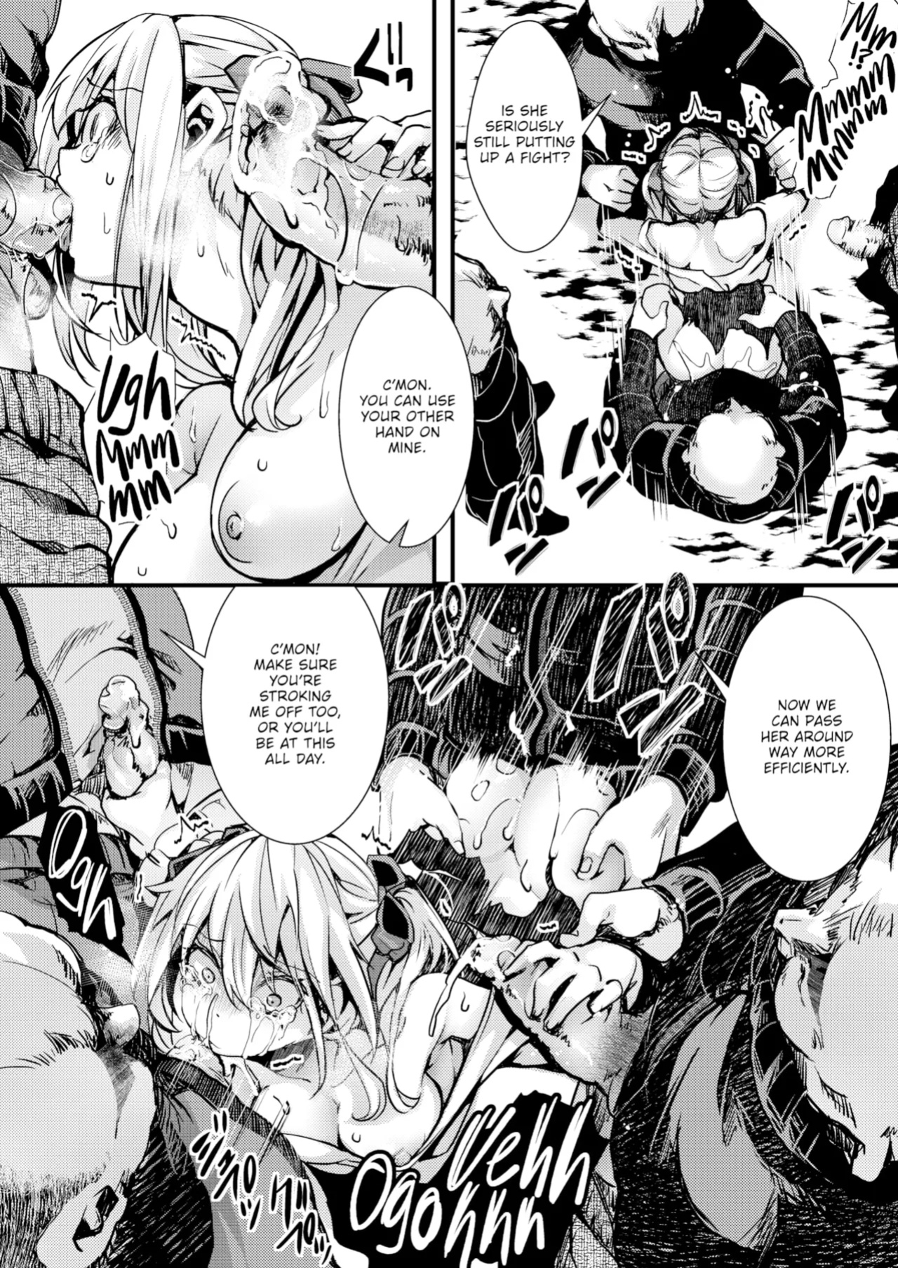 [Utter Defeat] Mimi-chan, Queen of Simps Vs The Coalition of Park-Dwelling Old Dudes (Comic X-Eros #108)