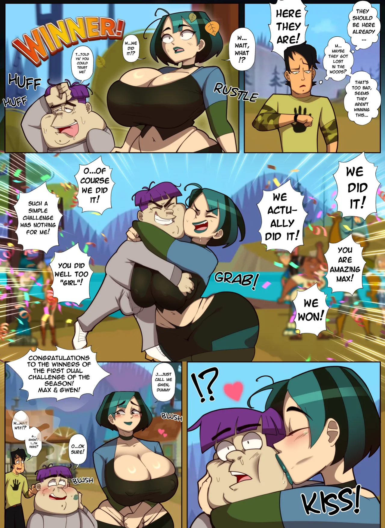 [BitterCream] Total Drama Island: The Adventures of Gwen! [Uncensored] (Total Drama Island)