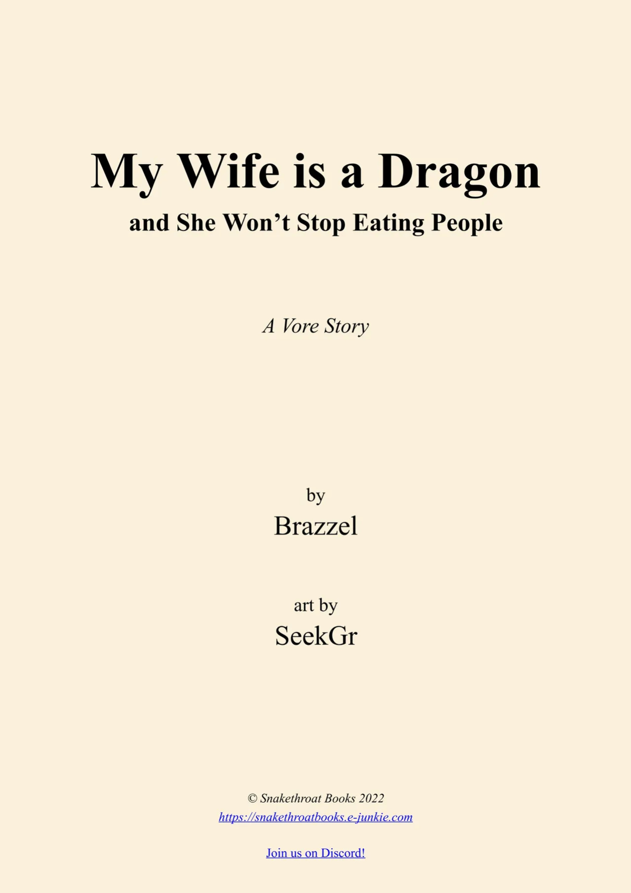 My Wife is a Dragon