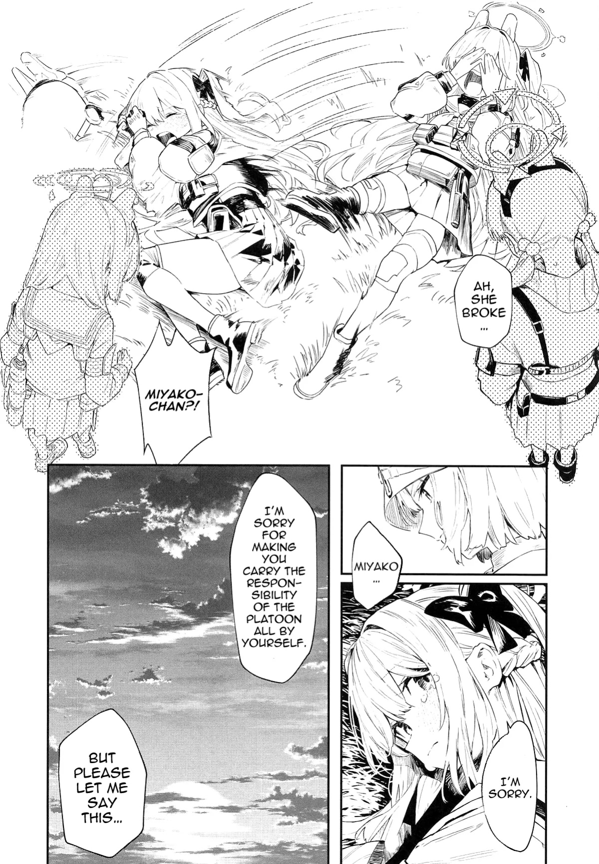 (C105) [Kawaiso Nanoha Nukeru (Nukeru)] We Are Selling! Watashi-tachi wa Utta. (Blue Archive) [hardcase8translates]