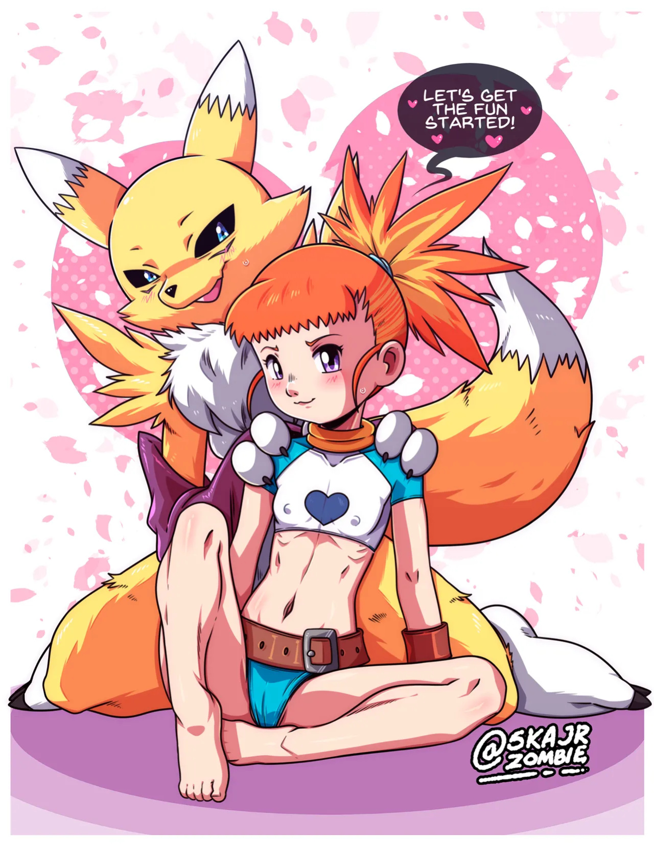 [SkaJrZombie] Rika & Renamon Revamped Pack (Digimon)