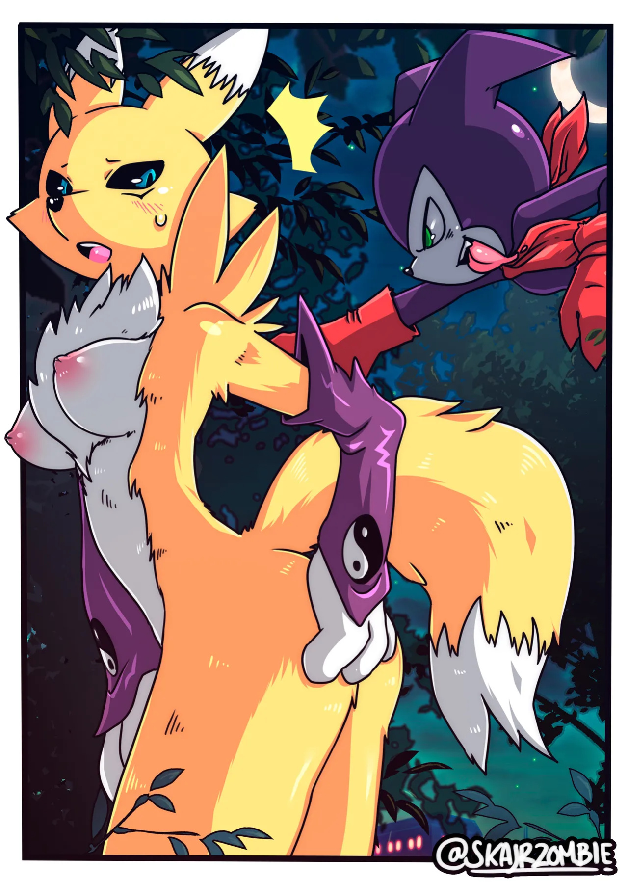 [SkaJrZombie] Rika & Renamon Revamped Pack (Digimon)