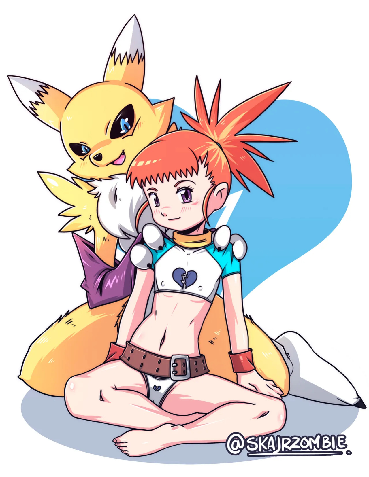 [SkaJrZombie] Rika & Renamon Revamped Pack (Digimon)