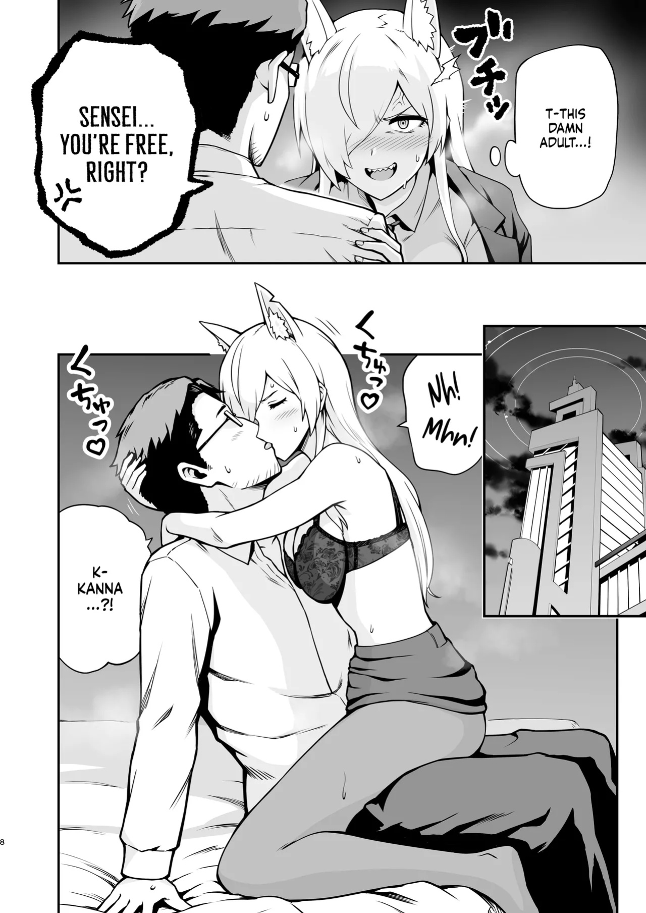 [Eight Million (Hidemi)] Kanna to Hatsujouki | Kanna And The Mating Season (Blue Archive) [NudeSalad]