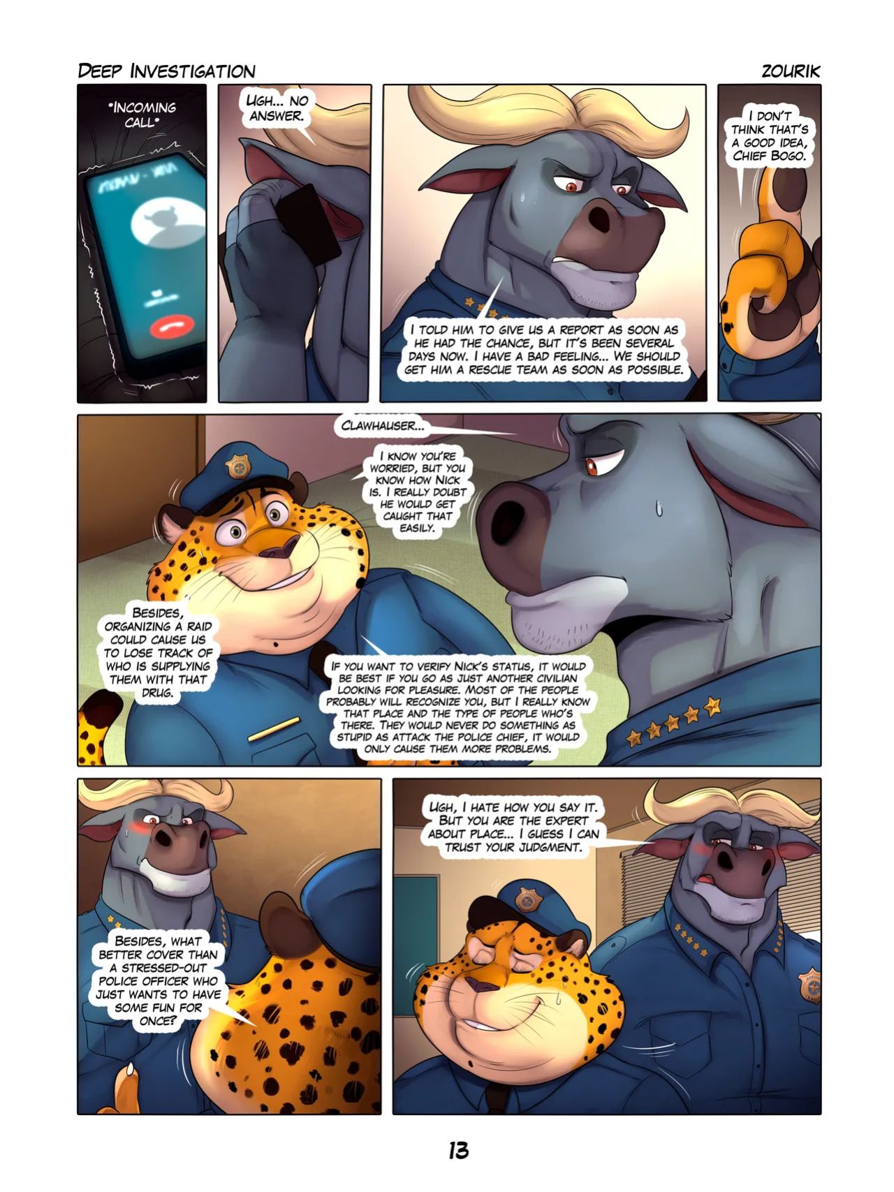 [Zourik] Deep Investigation (Zootopia)